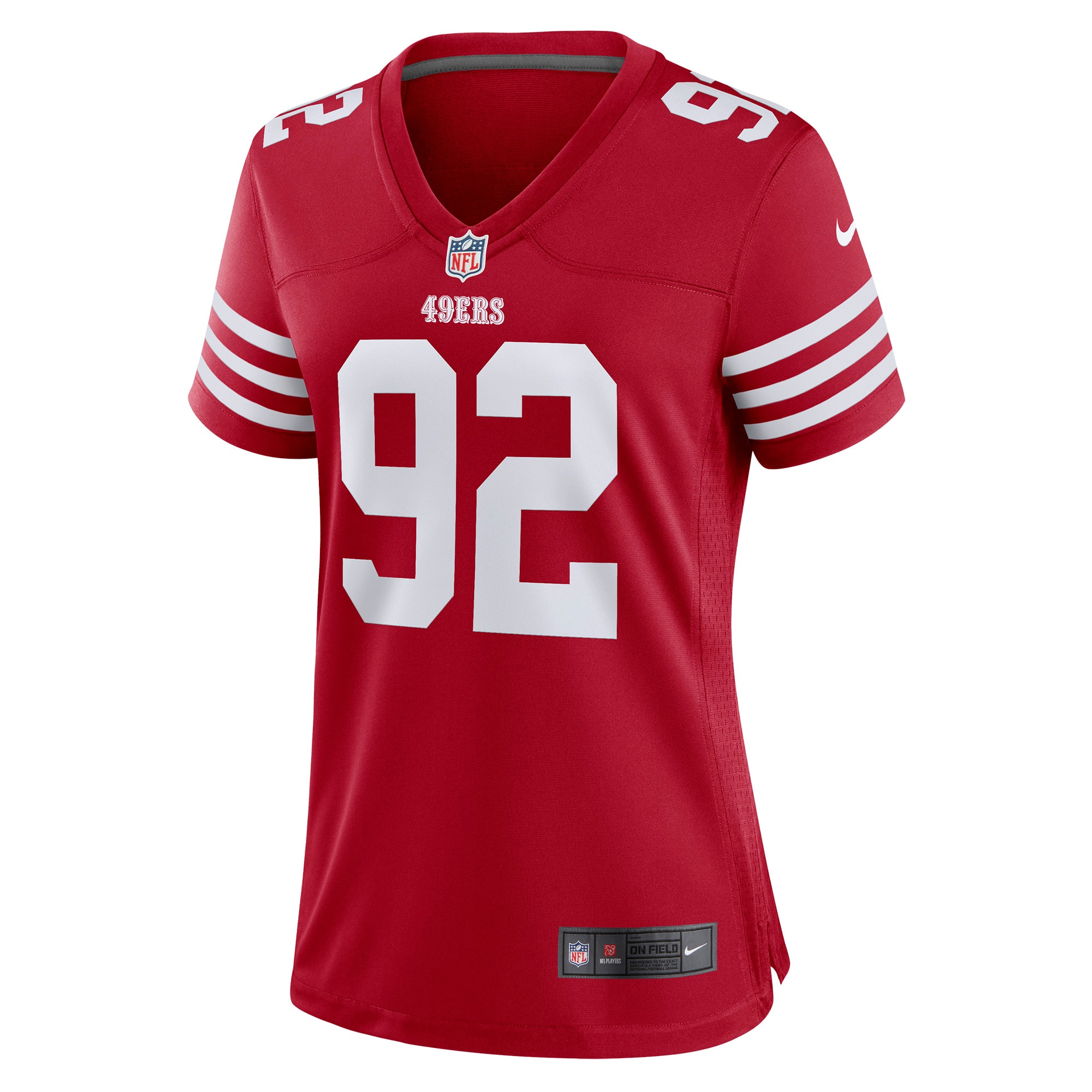 Kerry Hyder Jr. San Francisco 49ers Women's Game Player Jersey - Scarlet
