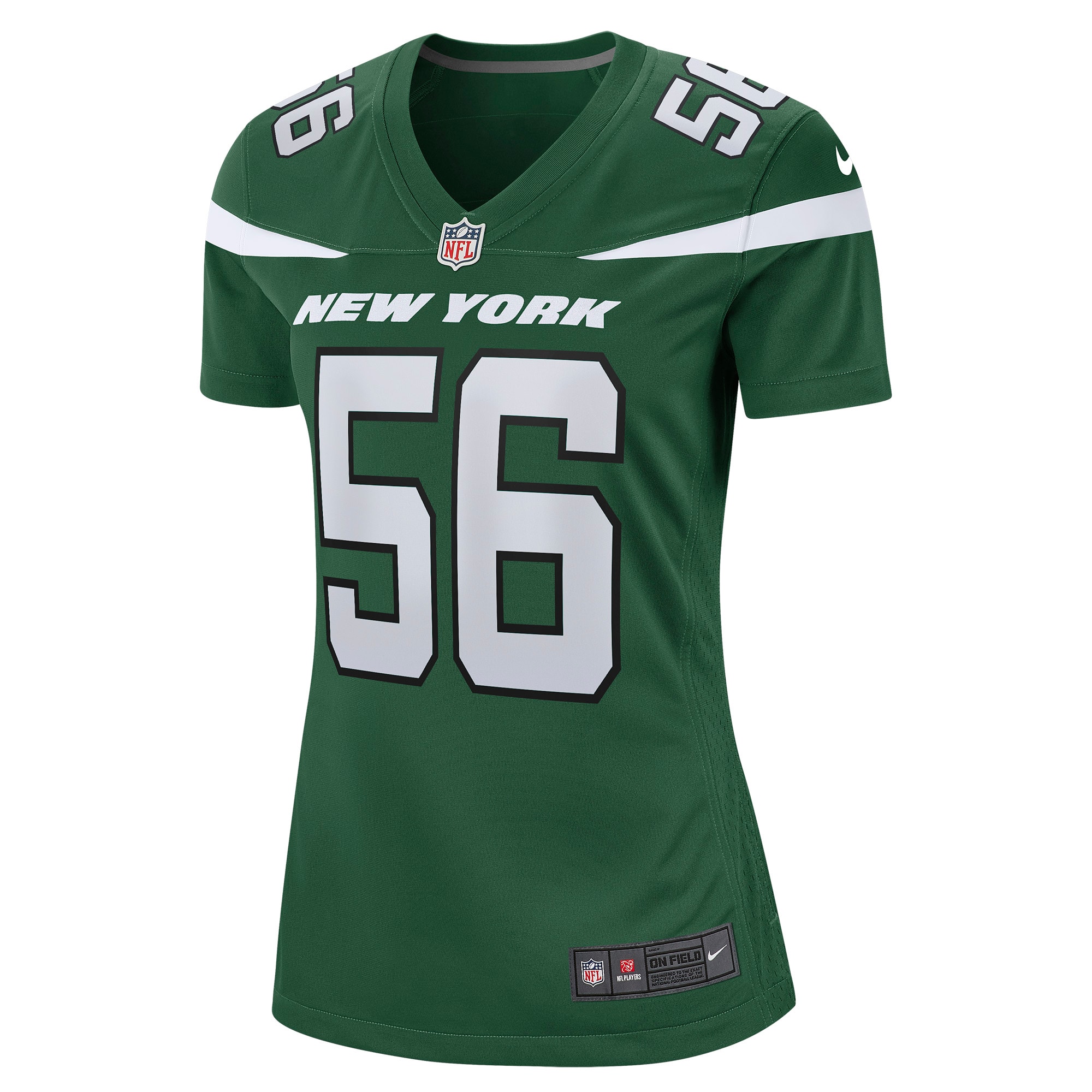 Quincy Williams New York Jets Women's Game Jersey - Gotham Green