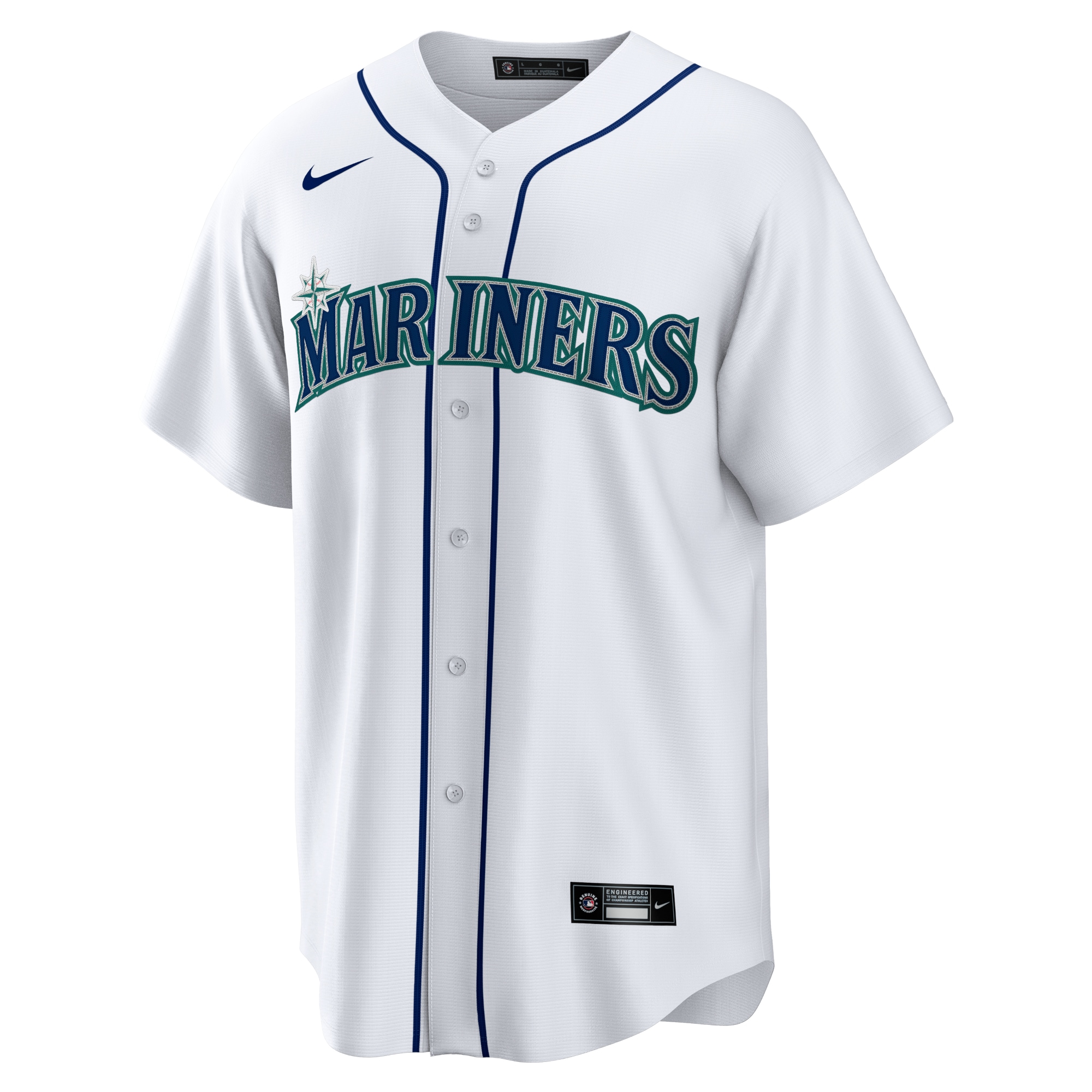 Seattle MarinersHome Replica Team Jersey - White