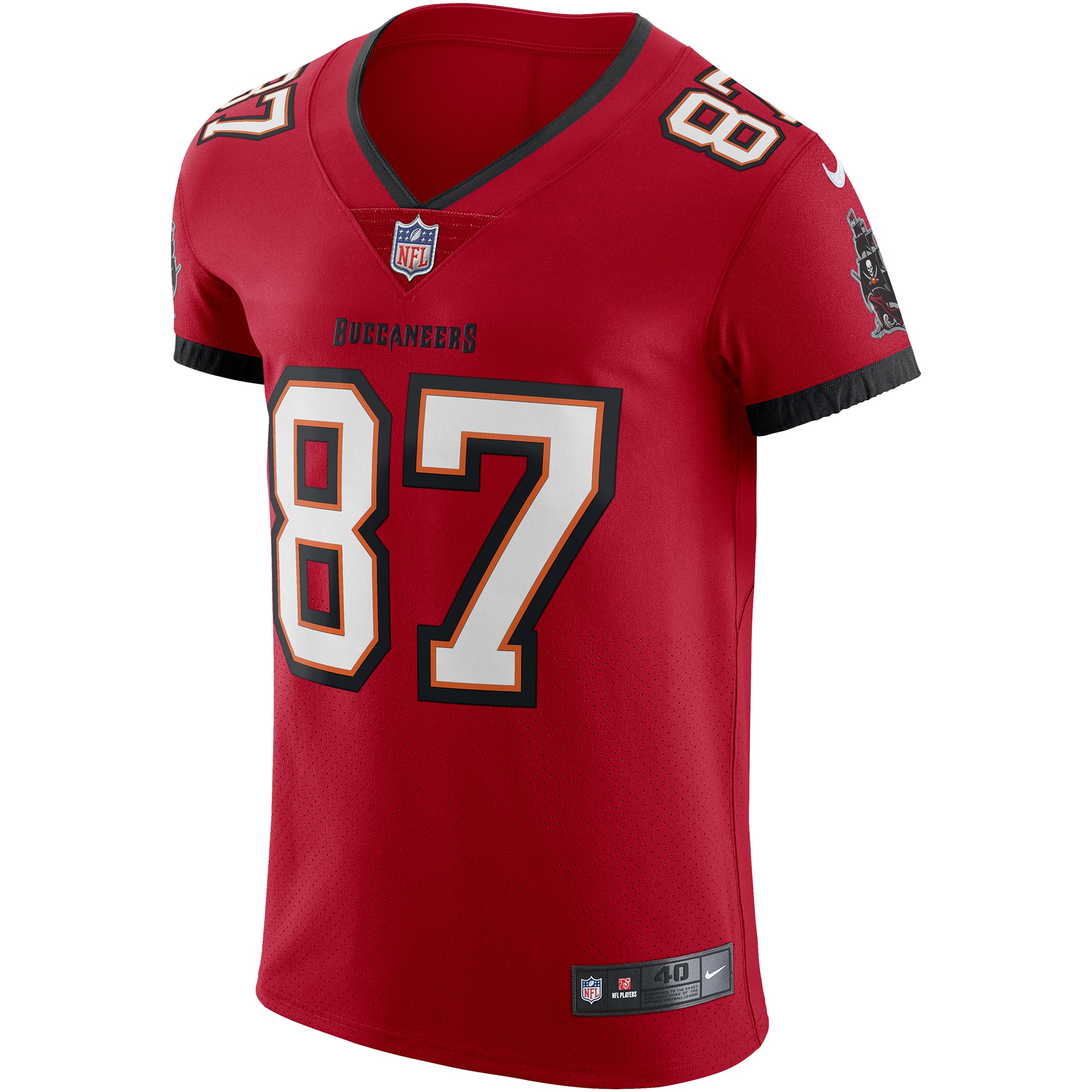 Rob Gronkowski Tampa Bay BuccaneersVapor Elite Jersey - Red