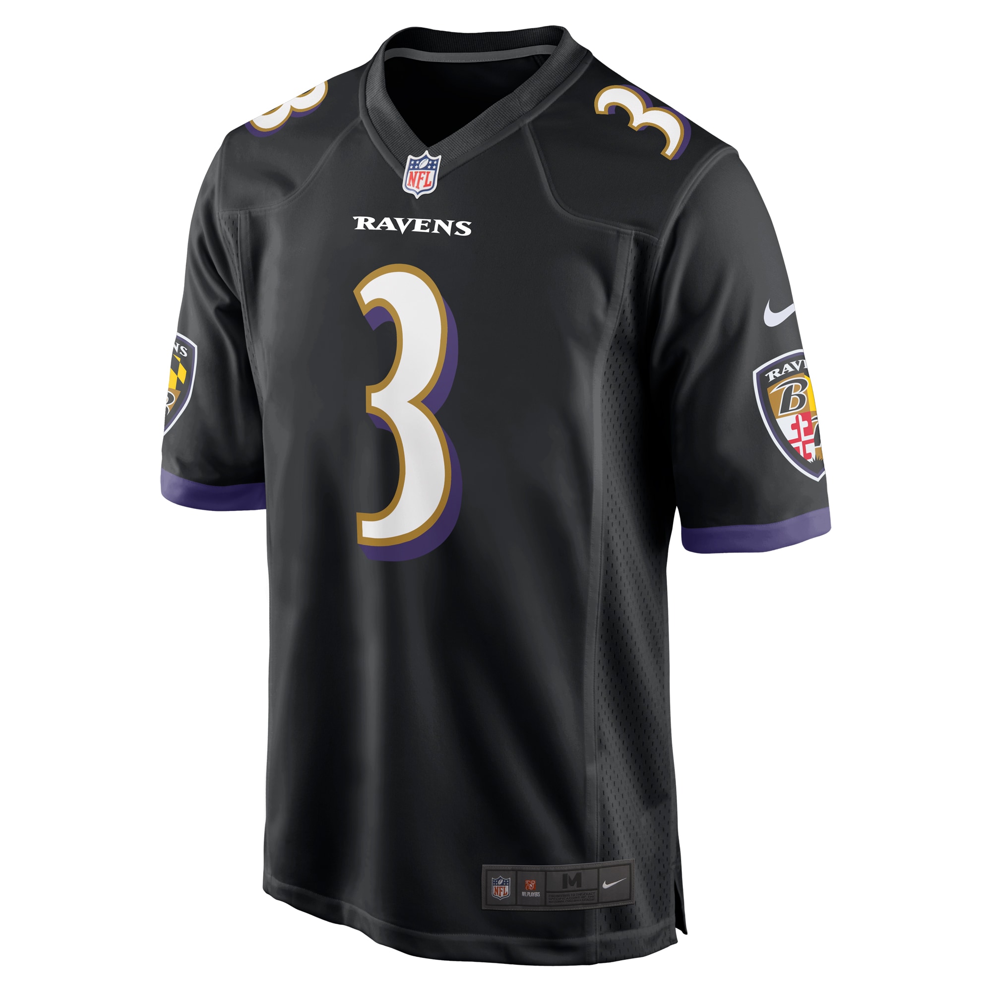 Odell Beckham Jr. Baltimore RavensAlternate Game Jersey - Black