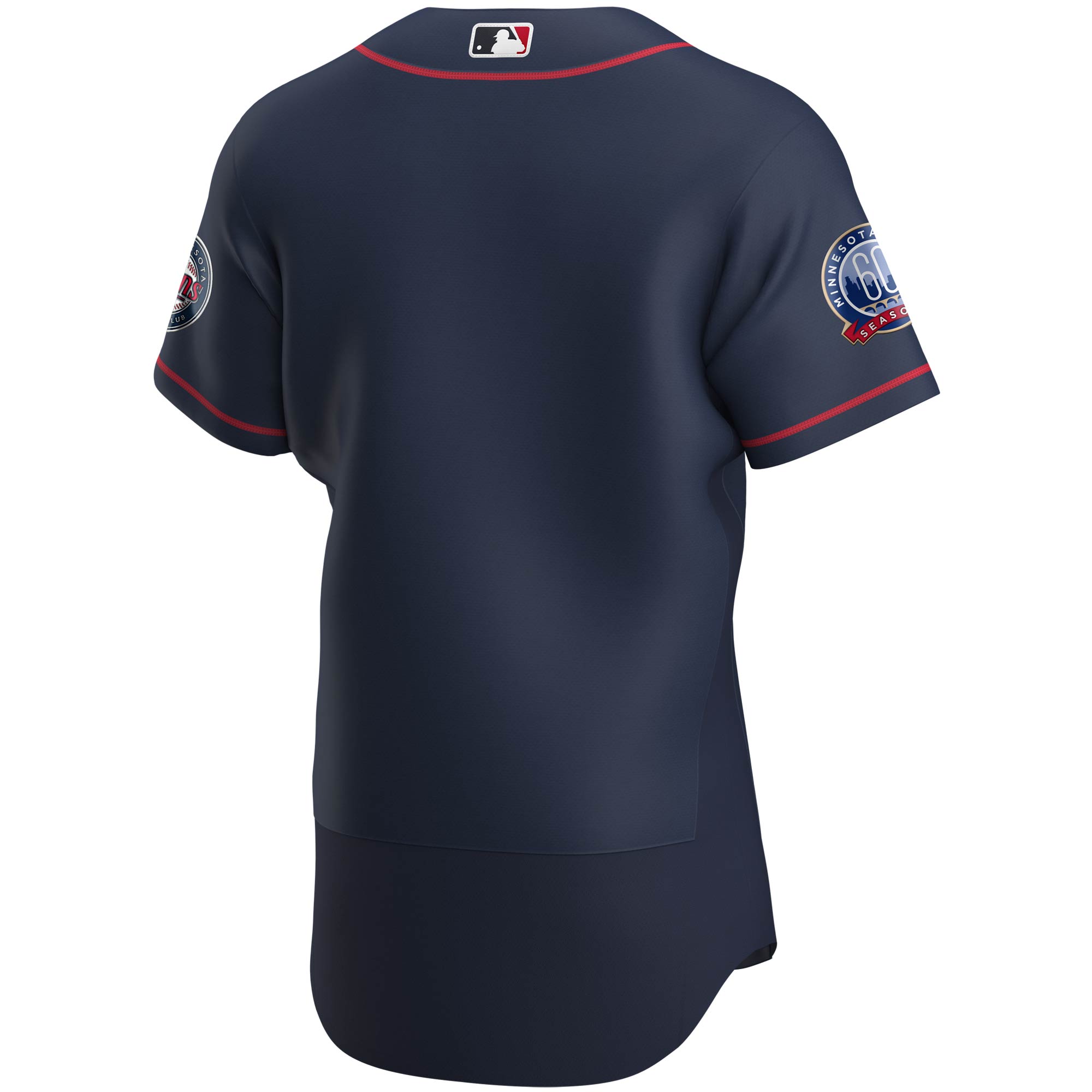 Minnesota Twins60th Season Alternate Authentic Team Jersey - Navy