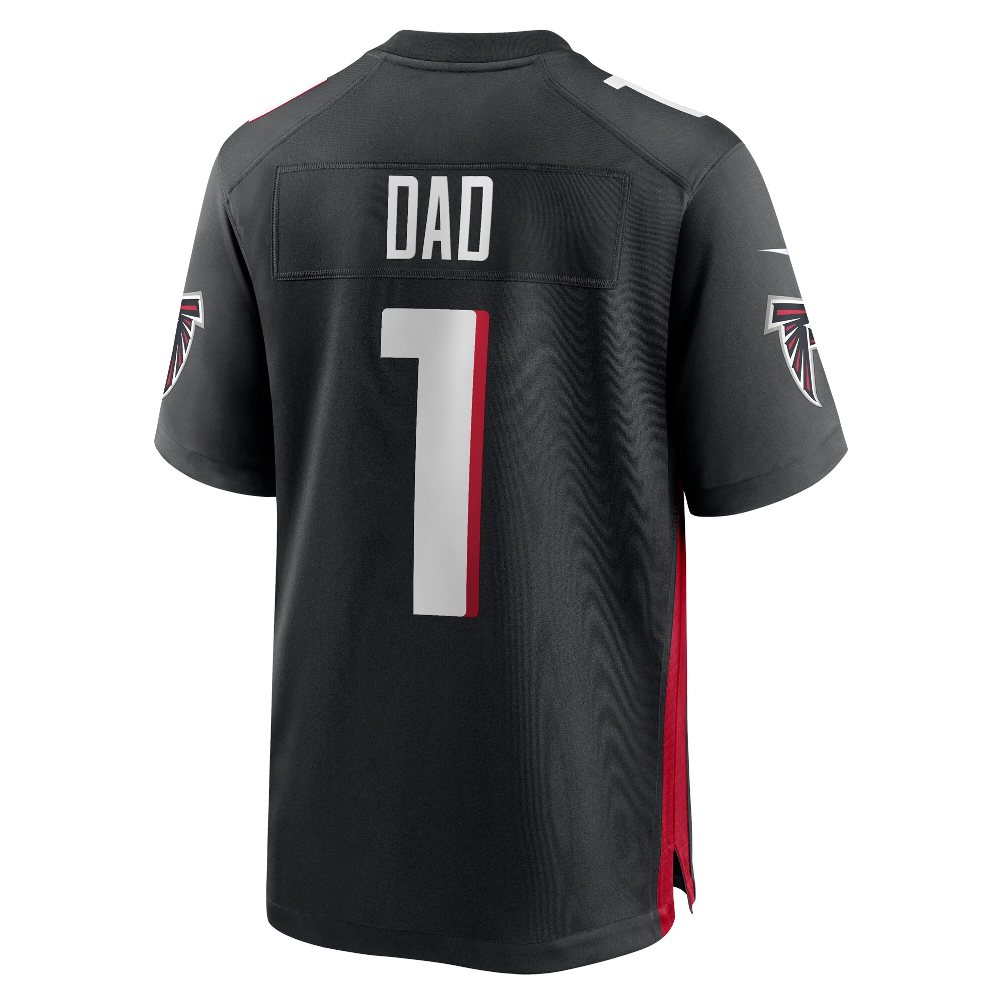 Number 1 Dad Atlanta FalconsGame Jersey - Black