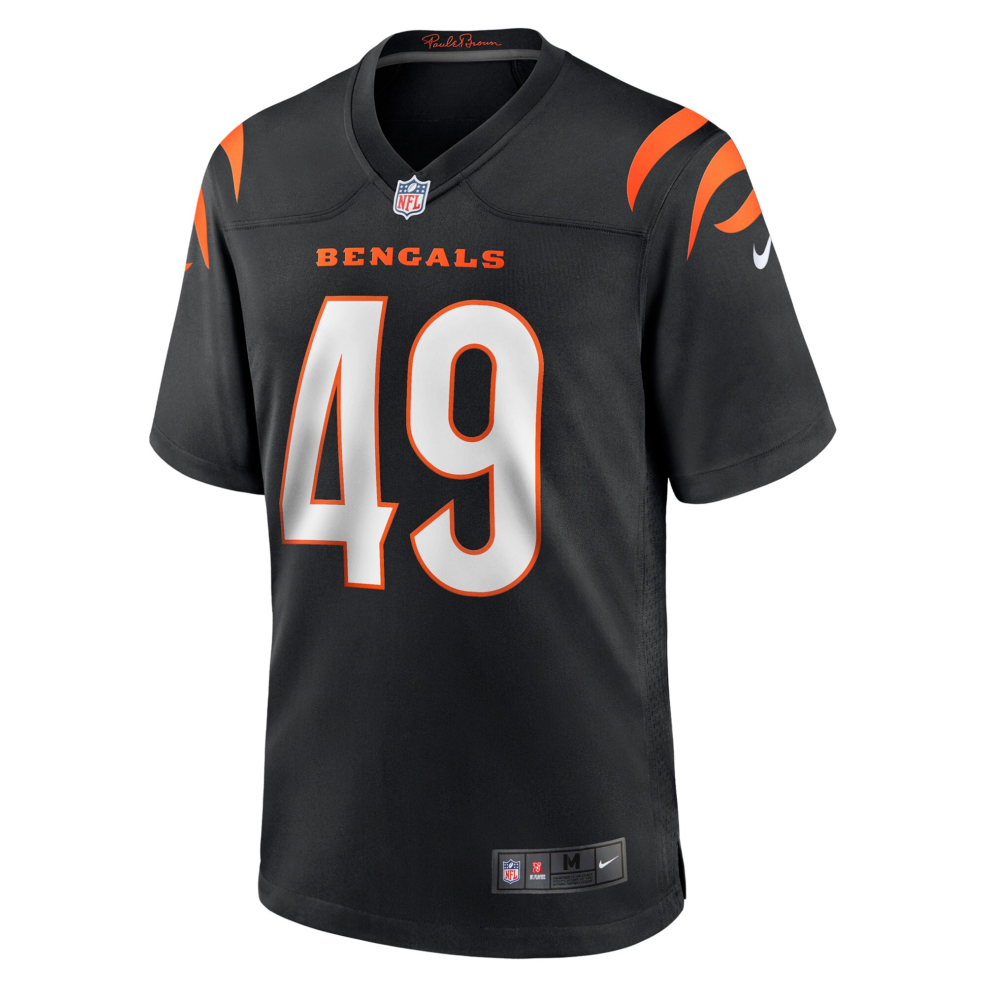 Joe Bachie Cincinnati BengalsGame Jersey - Black