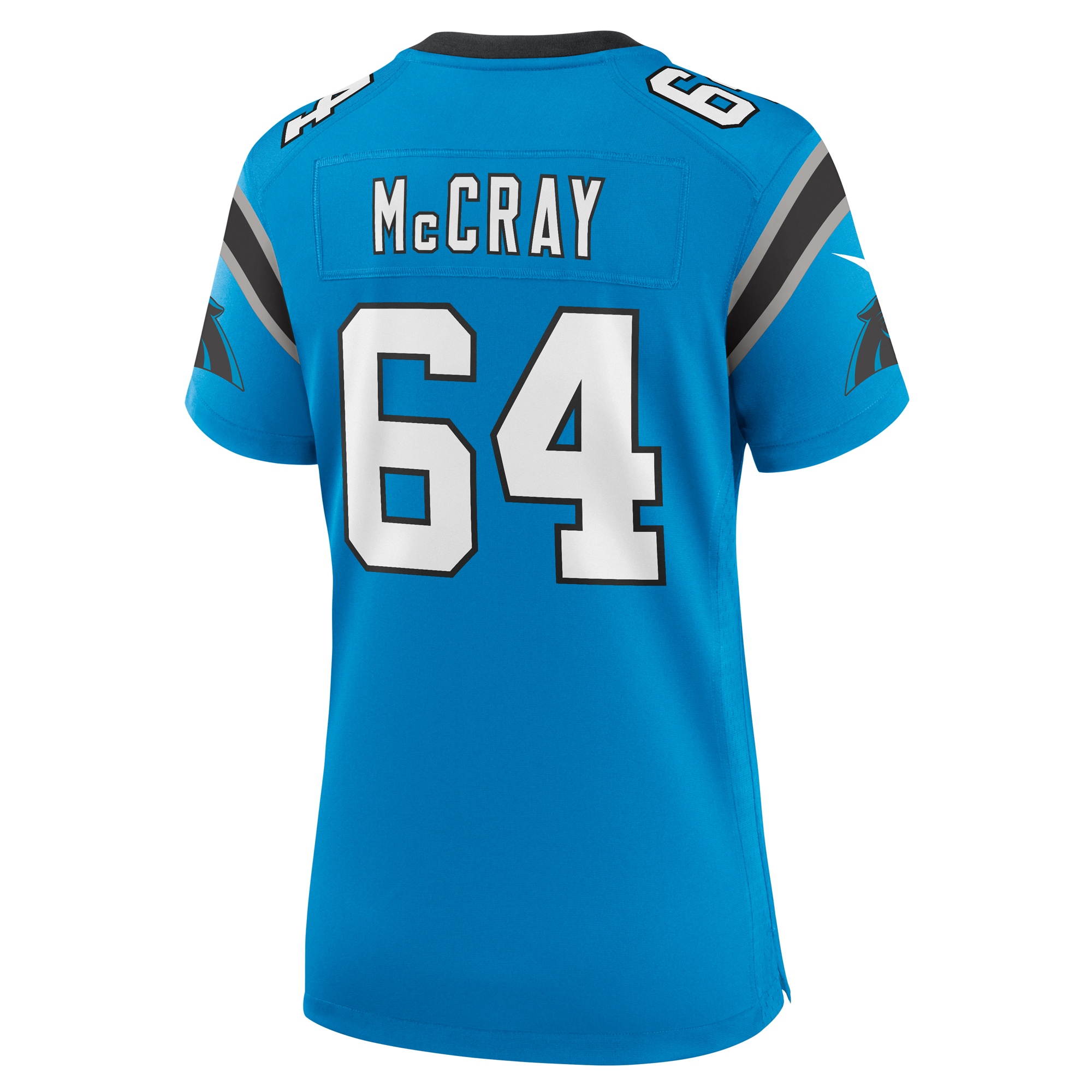 Justin McCray Carolina Panthers Women's Alternate Game Jersey - Blue