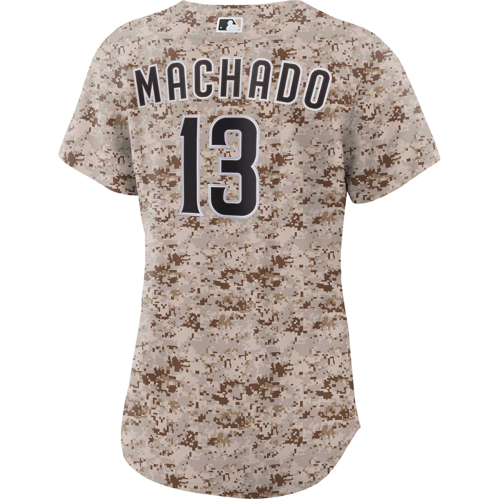 Manny Machado San Diego Padres Women's USMC Alternate Replica Player Jersey - Camo