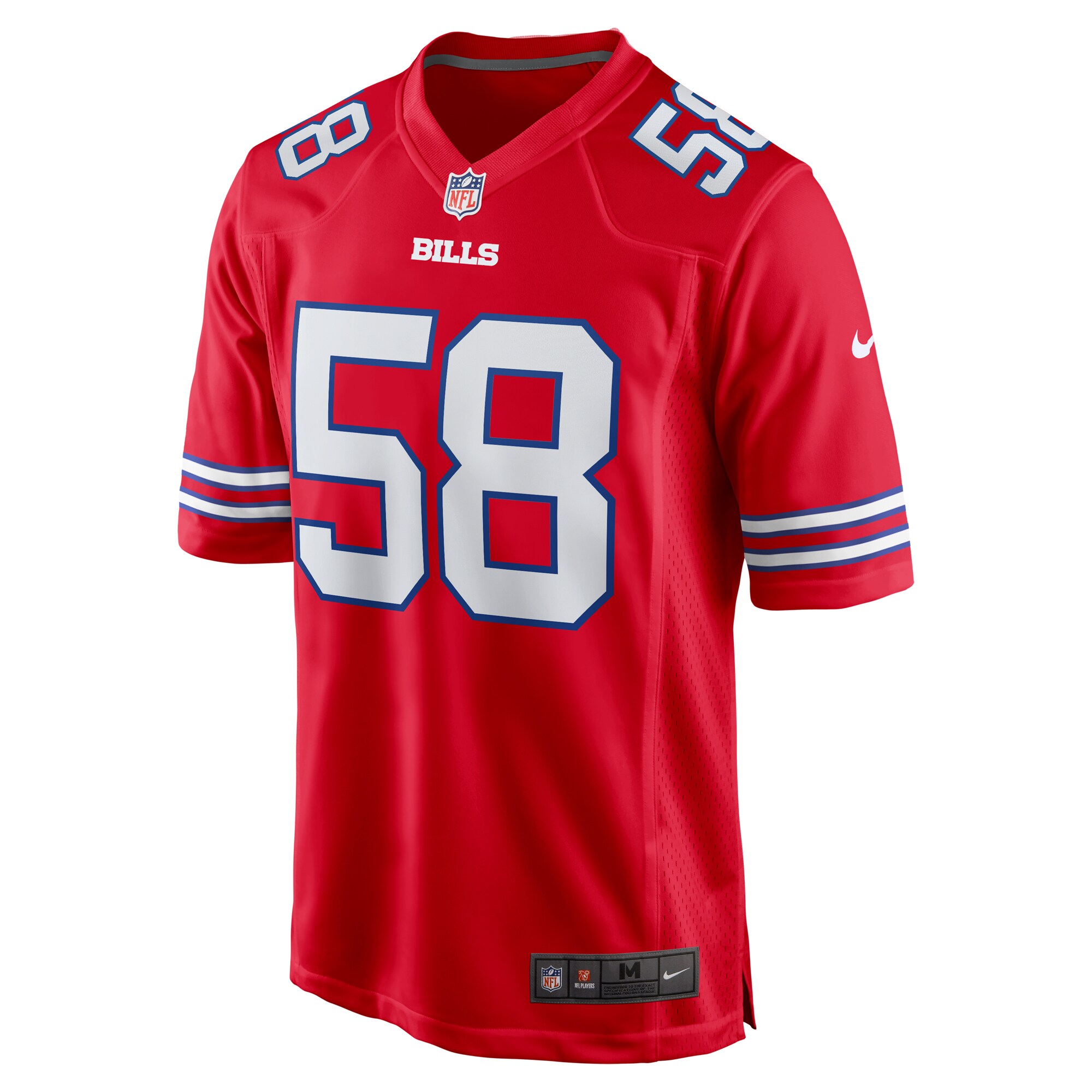 Matt Milano Buffalo BillsAlternate Game Jersey - Red