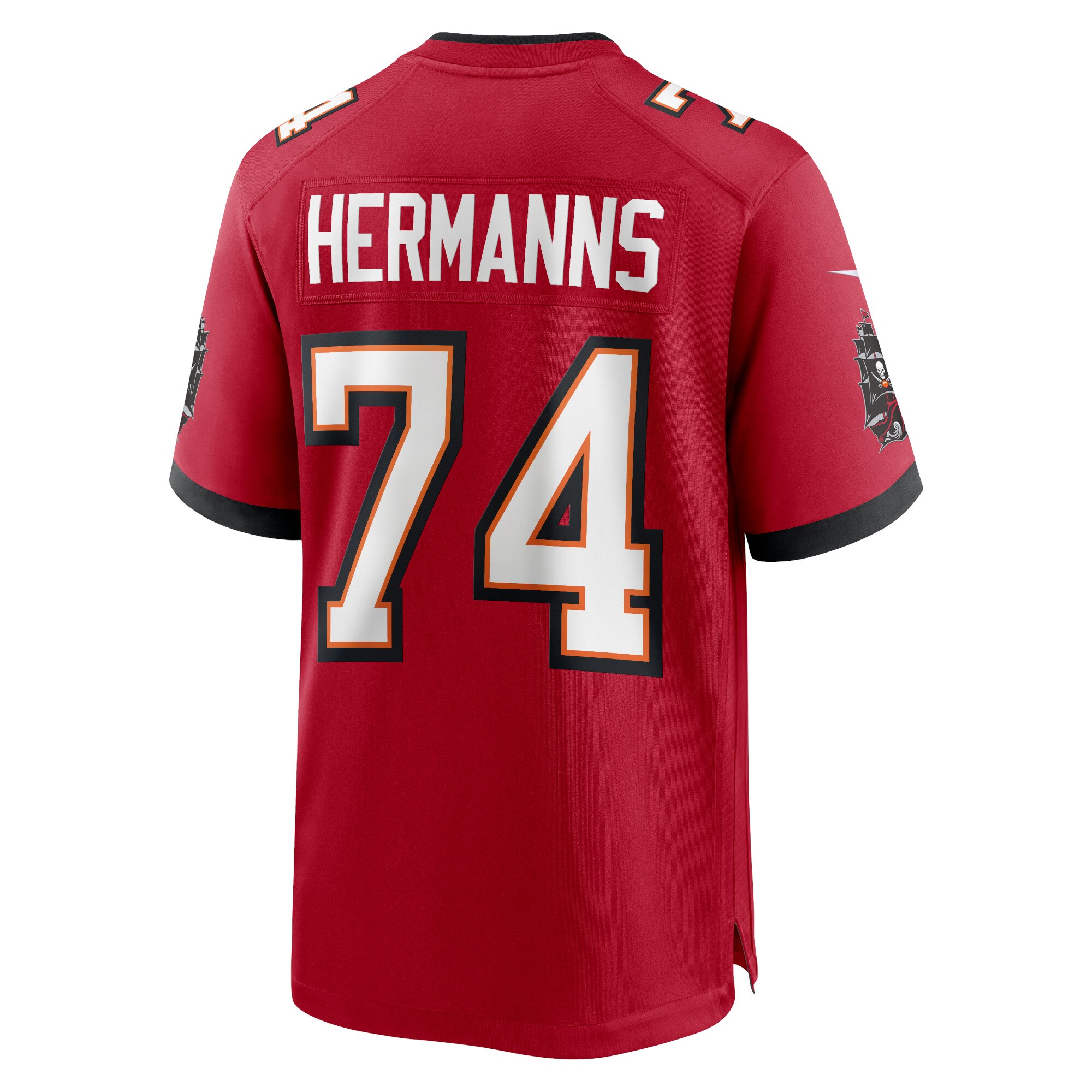 Grant Hermanns Tampa Bay BuccaneersHome Game Player Jersey - Red