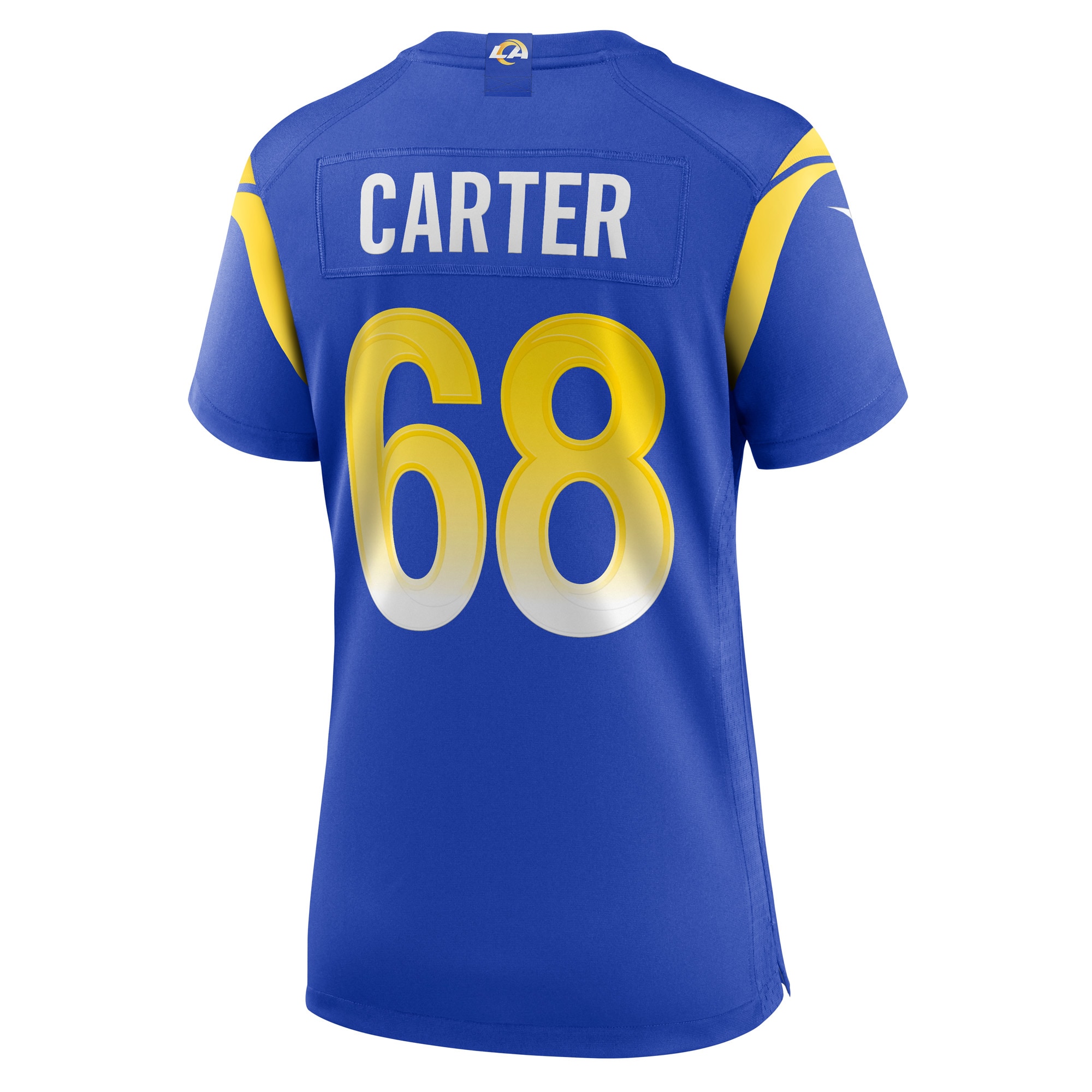 T.J. Carter Los Angeles Rams Women's Game Player Jersey - Royal