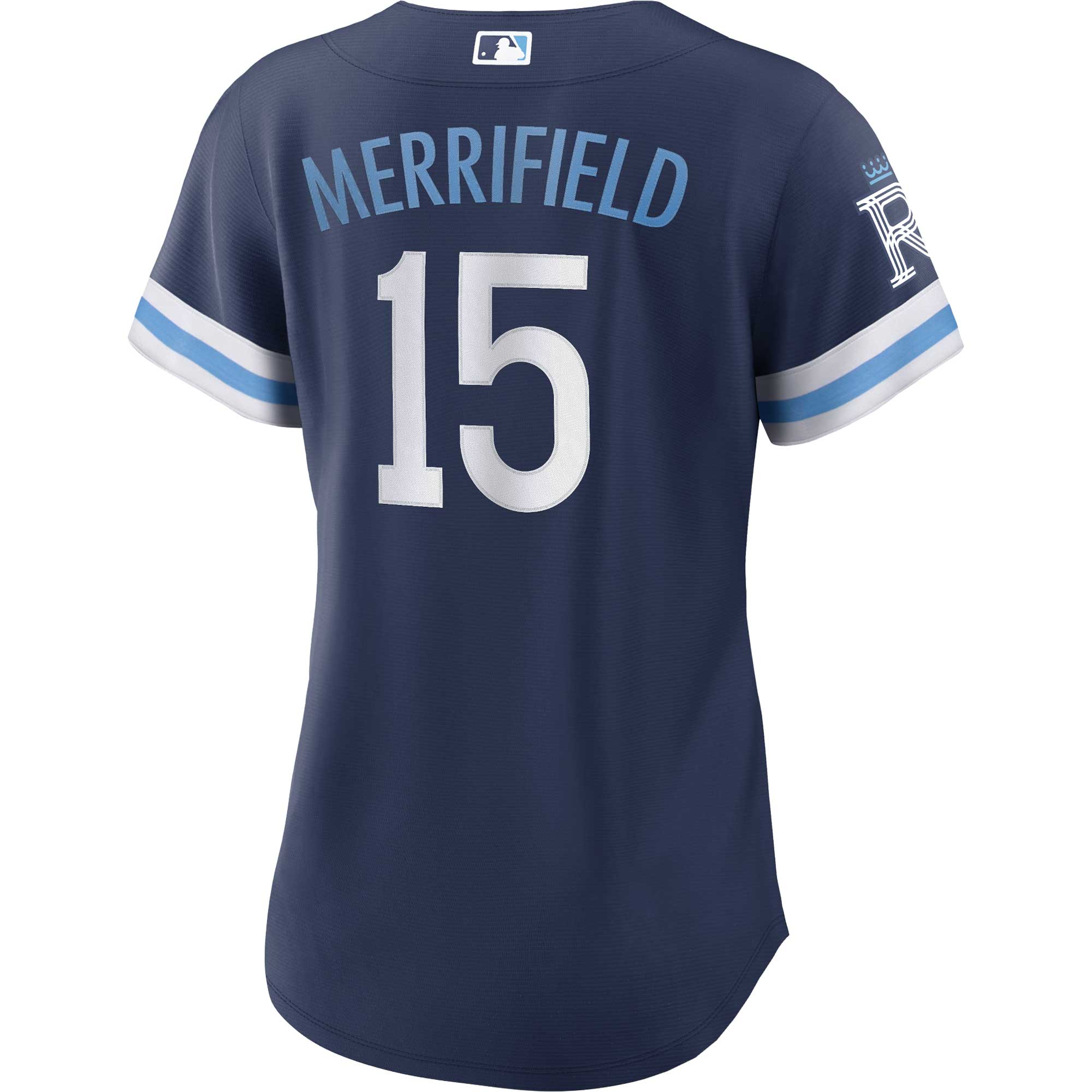 Whit Merrifield Kansas City Royals Women's Alternate City Connect Replica Player Jersey - Navy