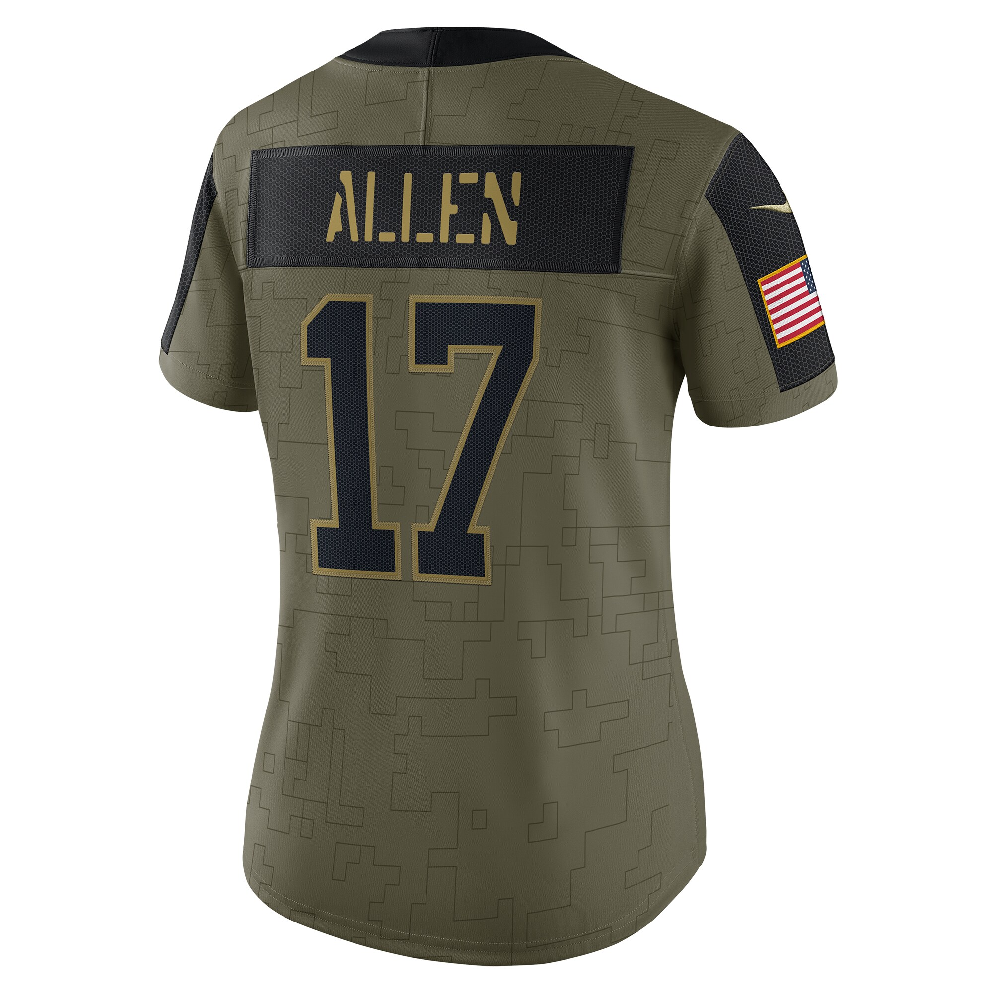 Josh Allen Buffalo Bills Women's 2021 Salute To Service Limited Player Jersey - Olive