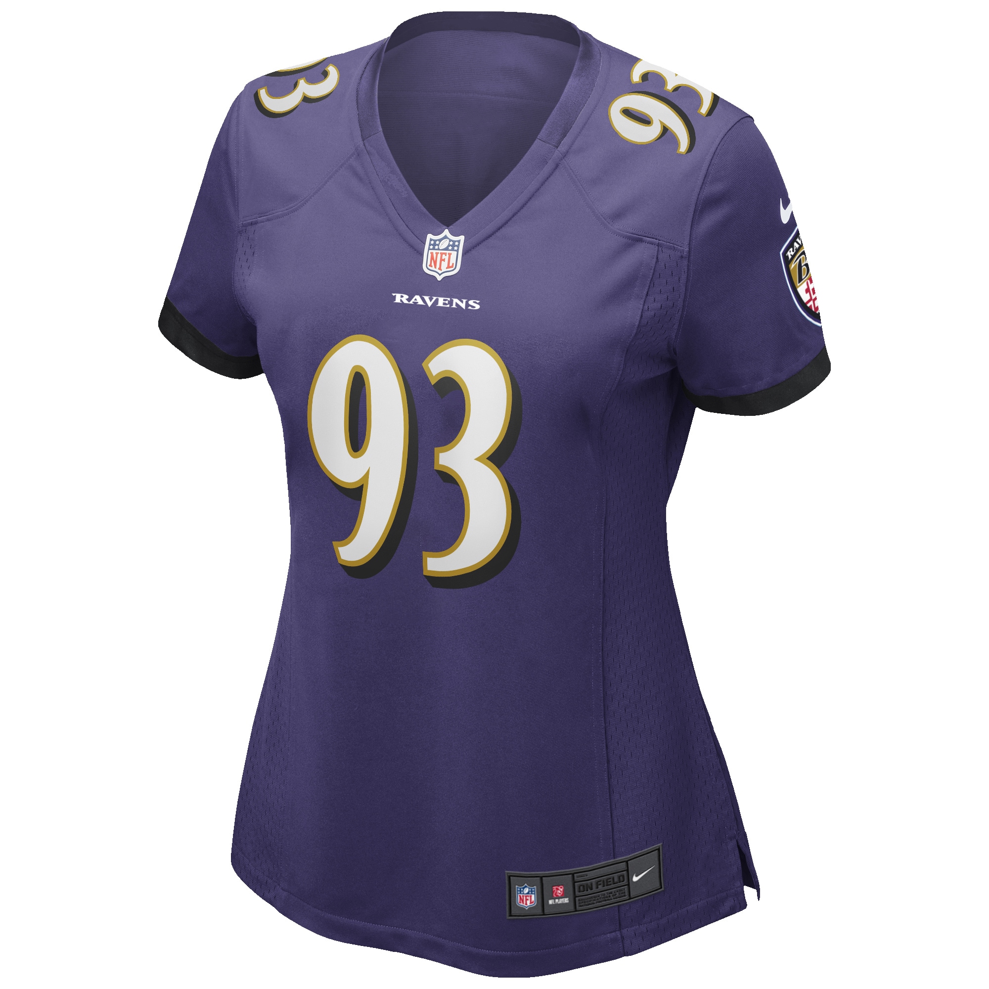 Calais Campbell Baltimore Ravens Women's Game Player Jersey - Purple