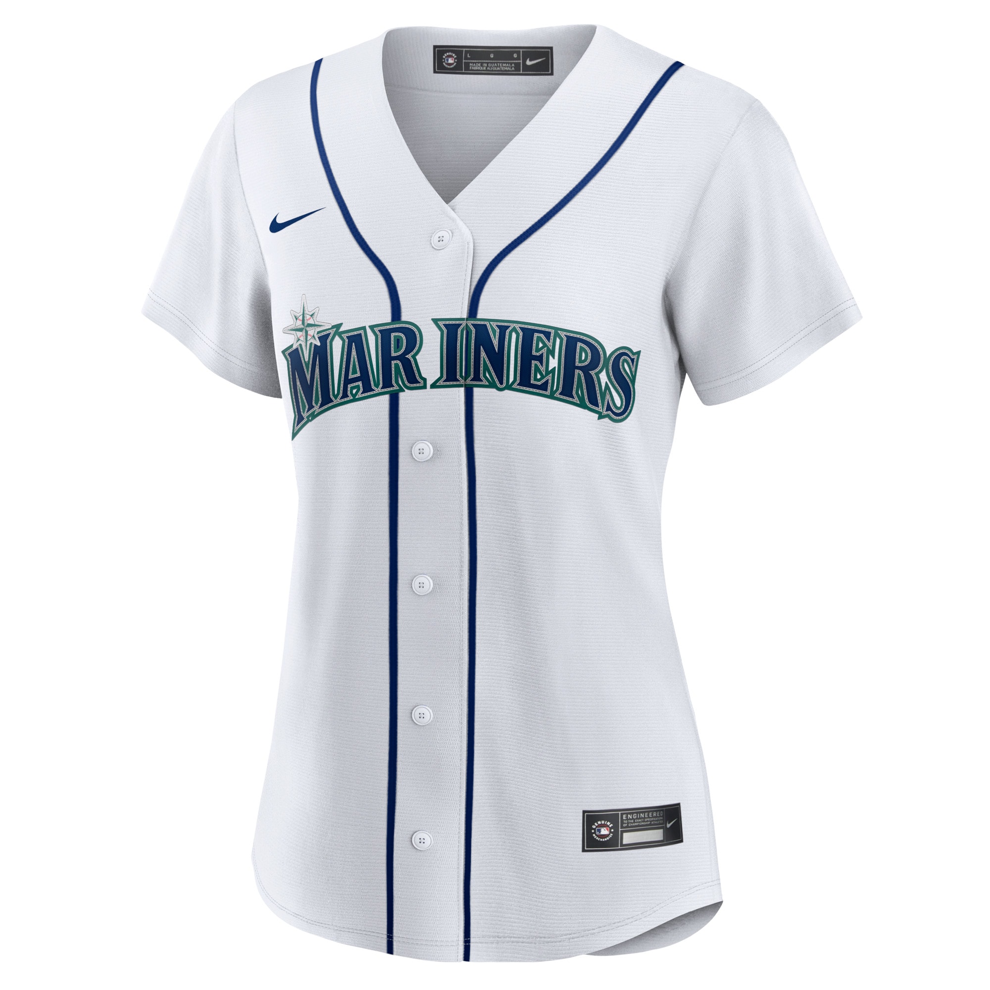 Julio Rodriguez Seattle Mariners Women's Home Replica Player Jersey - White
