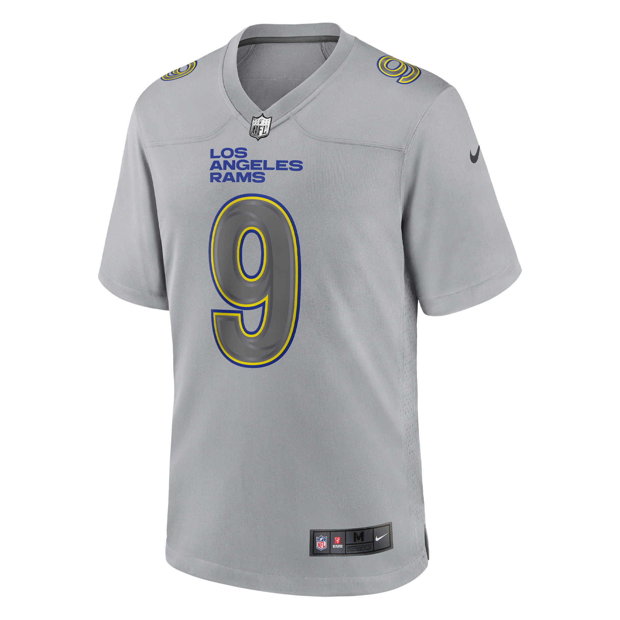 Matthew Stafford Los Angeles RamsAtmosphere Fashion Game Jersey - Gray