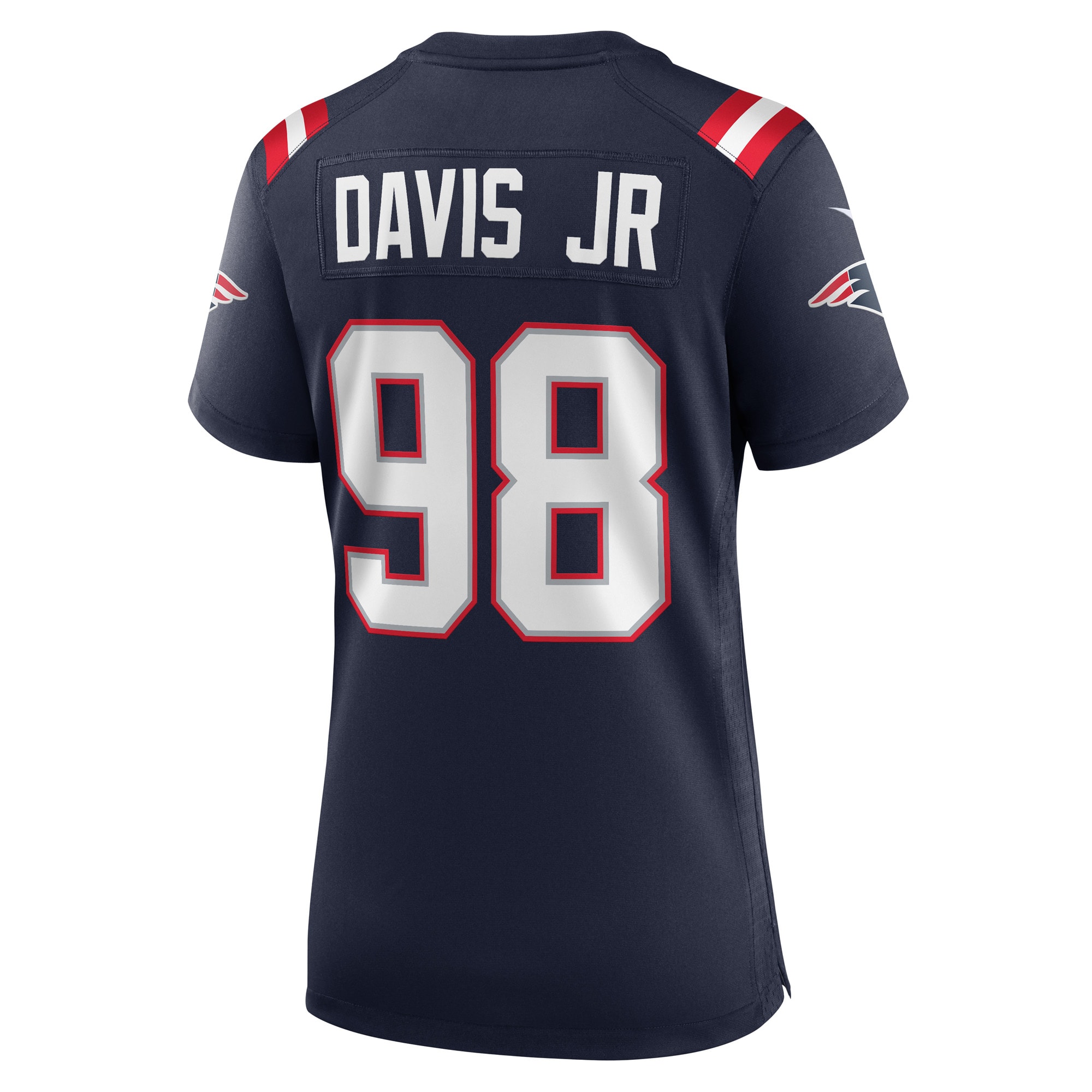 Carl Davis Jr. New England Patriots Women's Game Player Jersey - Navy