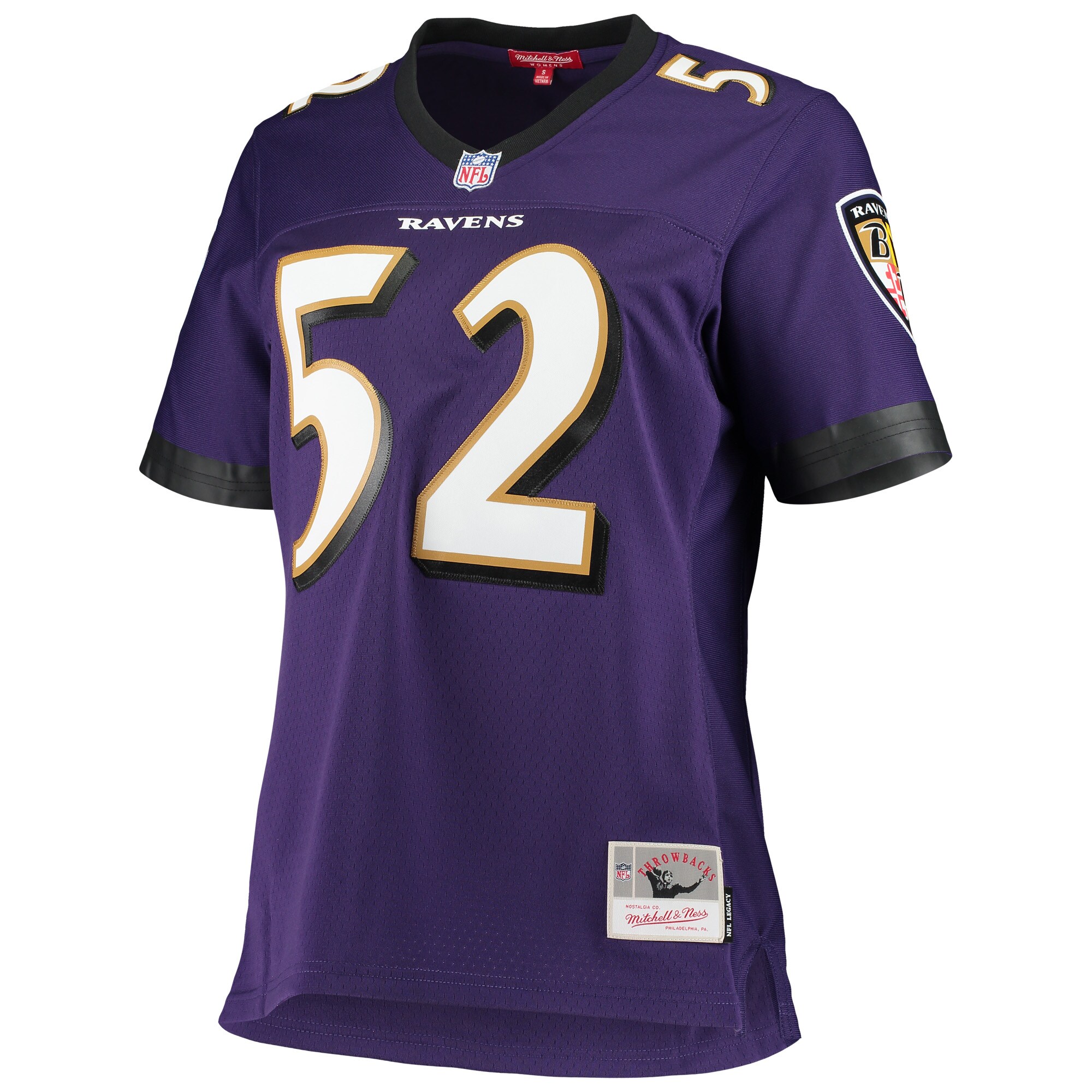 Ray Lewis Baltimore Ravens Mitchell & Ness  Women's Legacy Replica Team Jersey - Purple