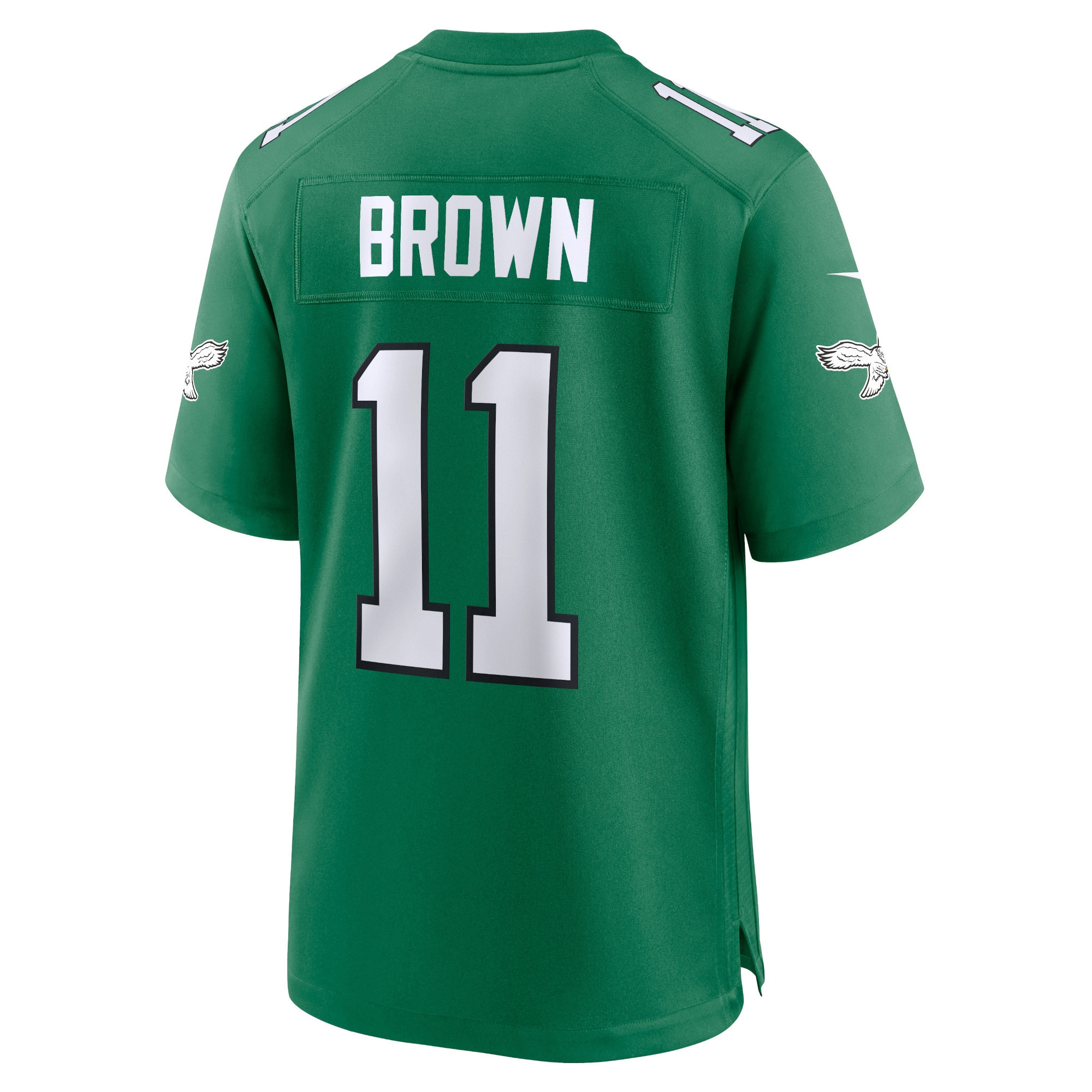 A.J. Brown Philadelphia EaglesYouth Alternate Player Game Jersey - Kelly Green