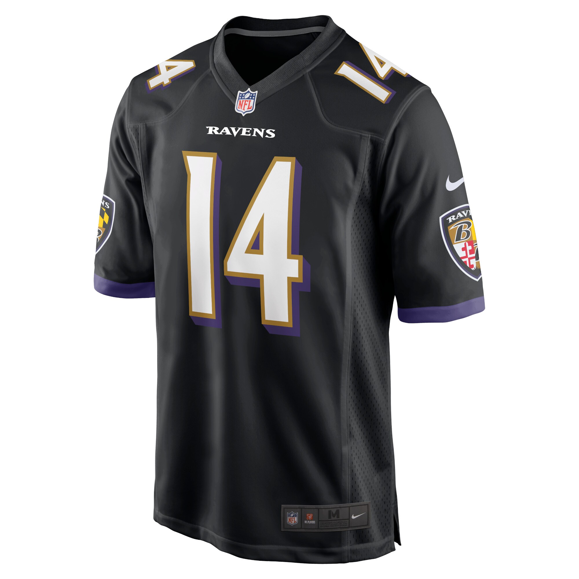 Kyle Hamilton Baltimore RavensPlayer Game Jersey - Black