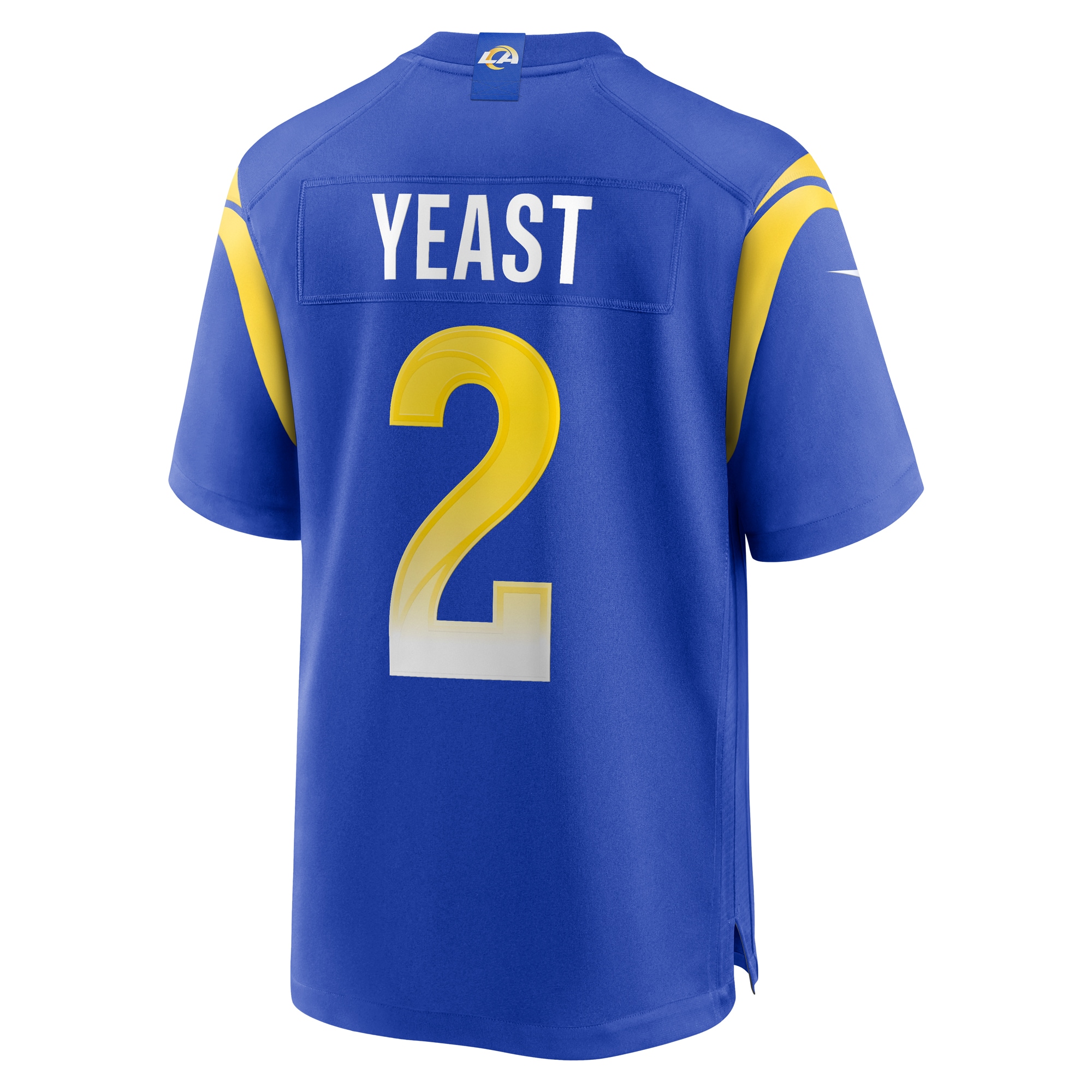 Russ Yeast Los Angeles RamsHome Game Jersey - Royal