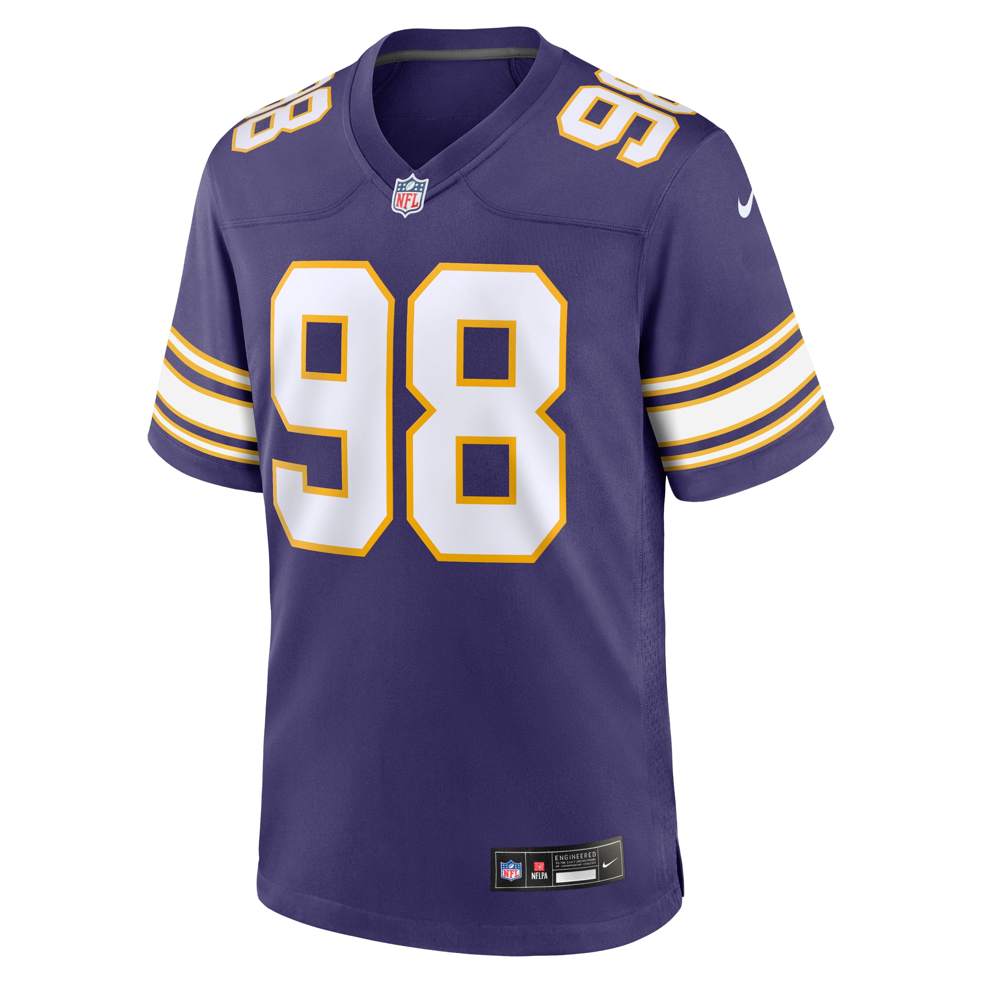 D.J. Wonnum Minnesota VikingsClassic Player Game Jersey - Purple