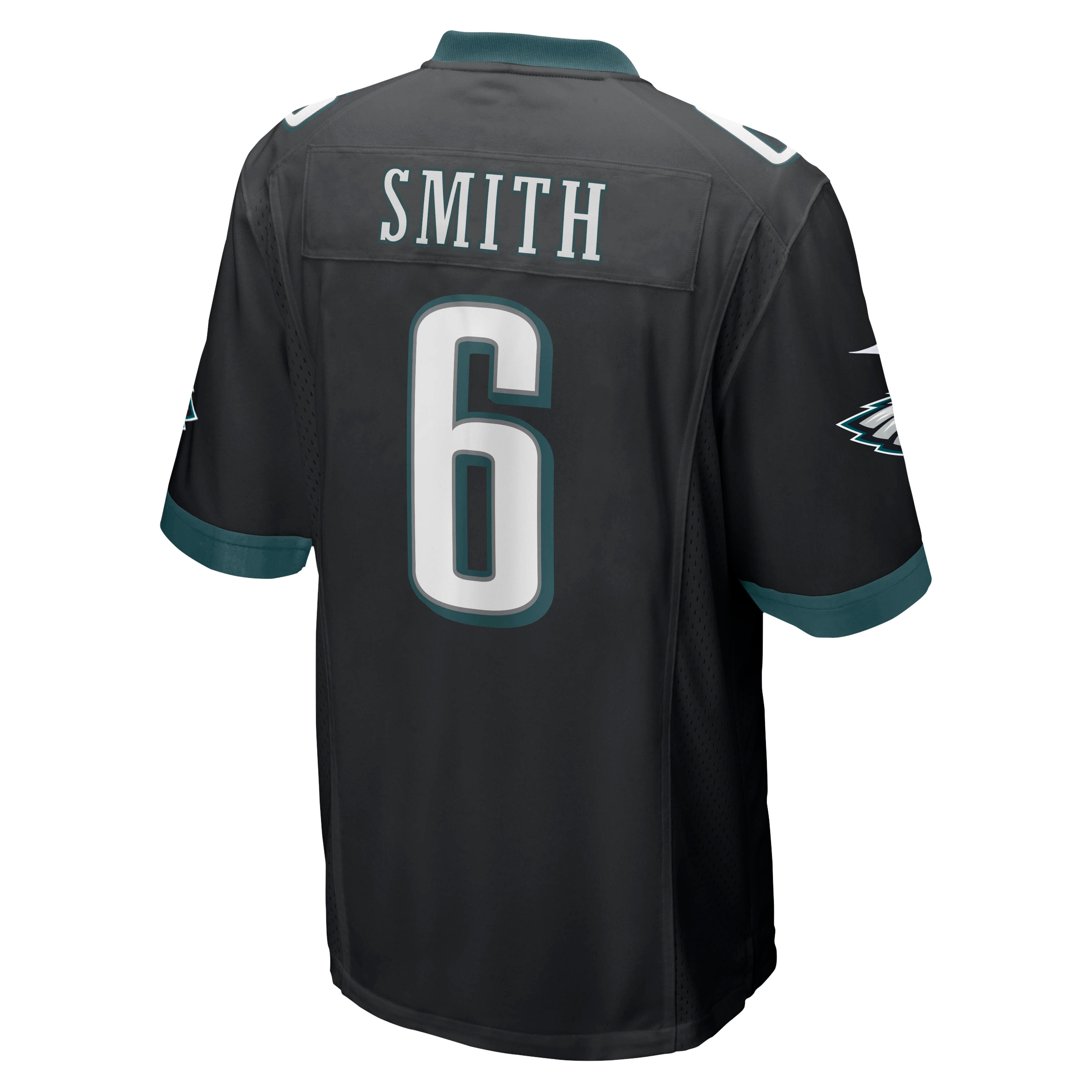 DeVonta Smith Philadelphia EaglesGame Jersey - Black