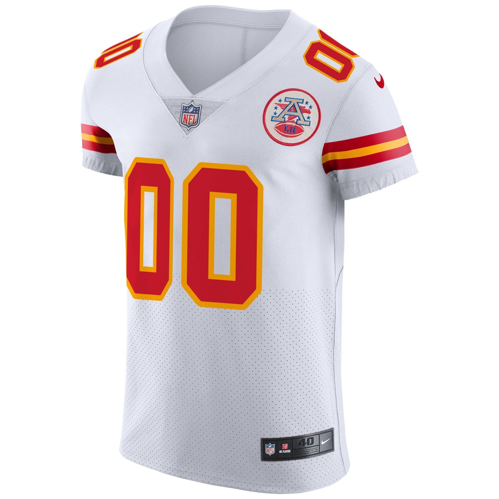 Kansas City ChiefsVapor Untouchable Elite Custom Jersey - White