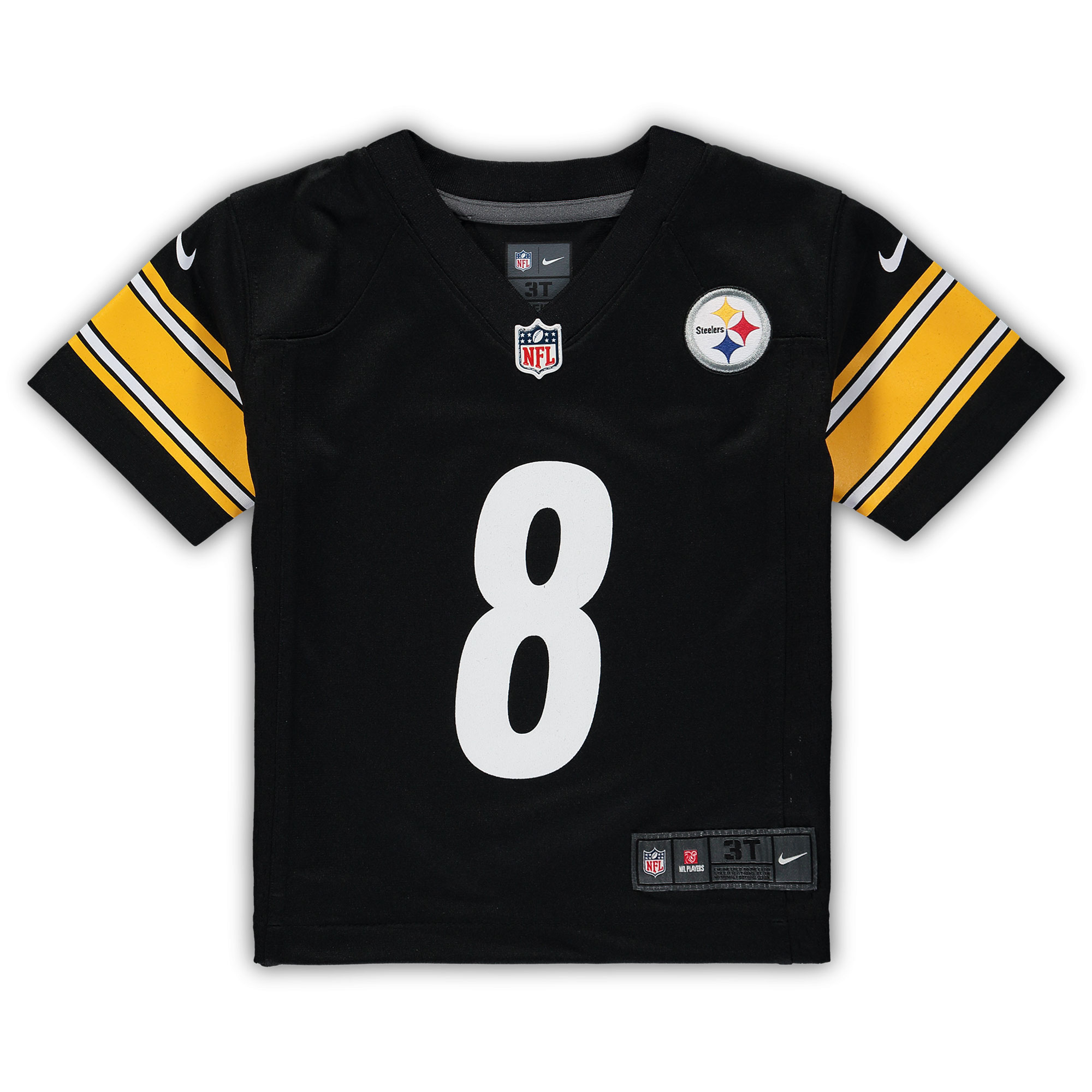 Kenny Pickett Pittsburgh SteelersToddler Game Jersey - Black