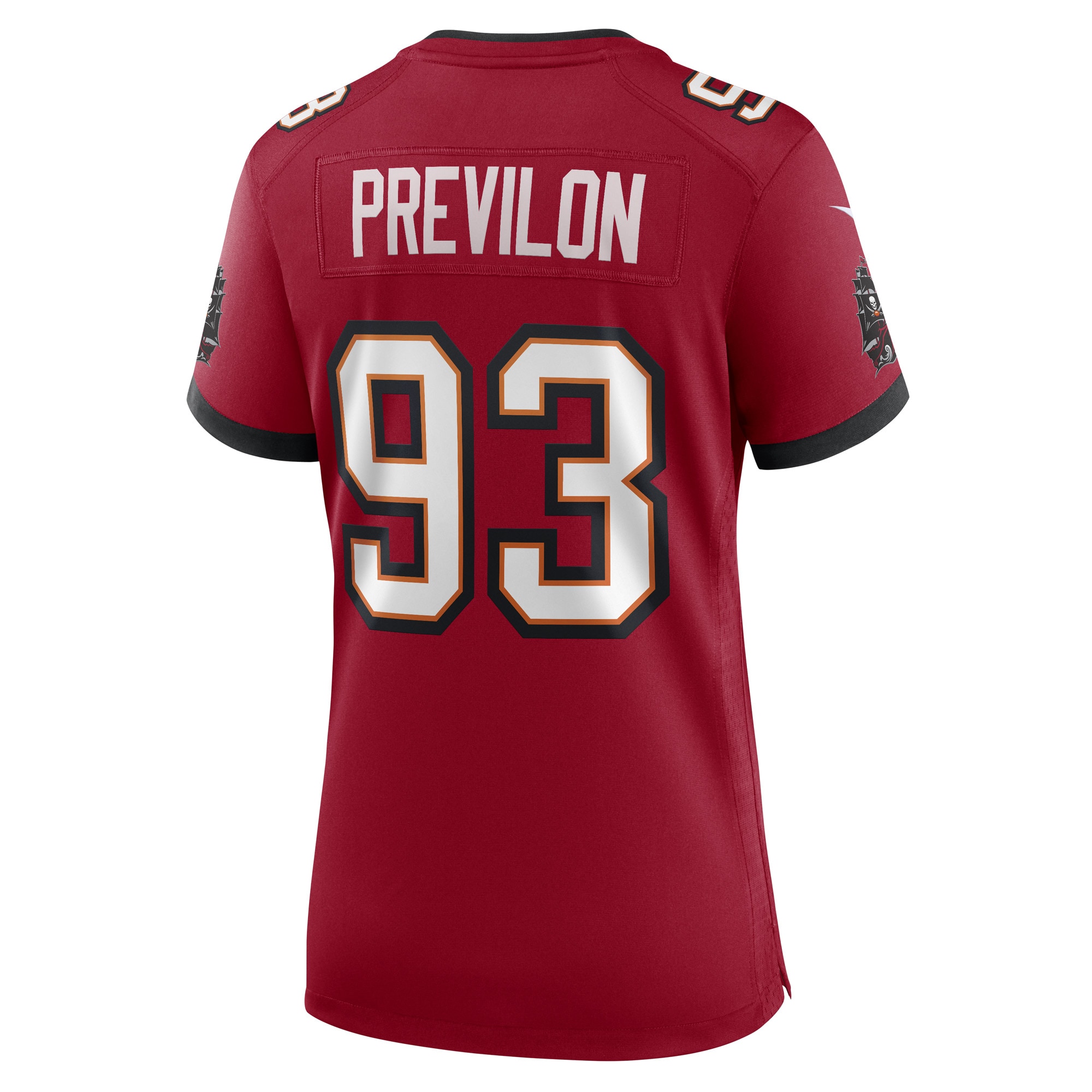 Willington Previlon Tampa Bay Buccaneers Women's Game Player Jersey - Red