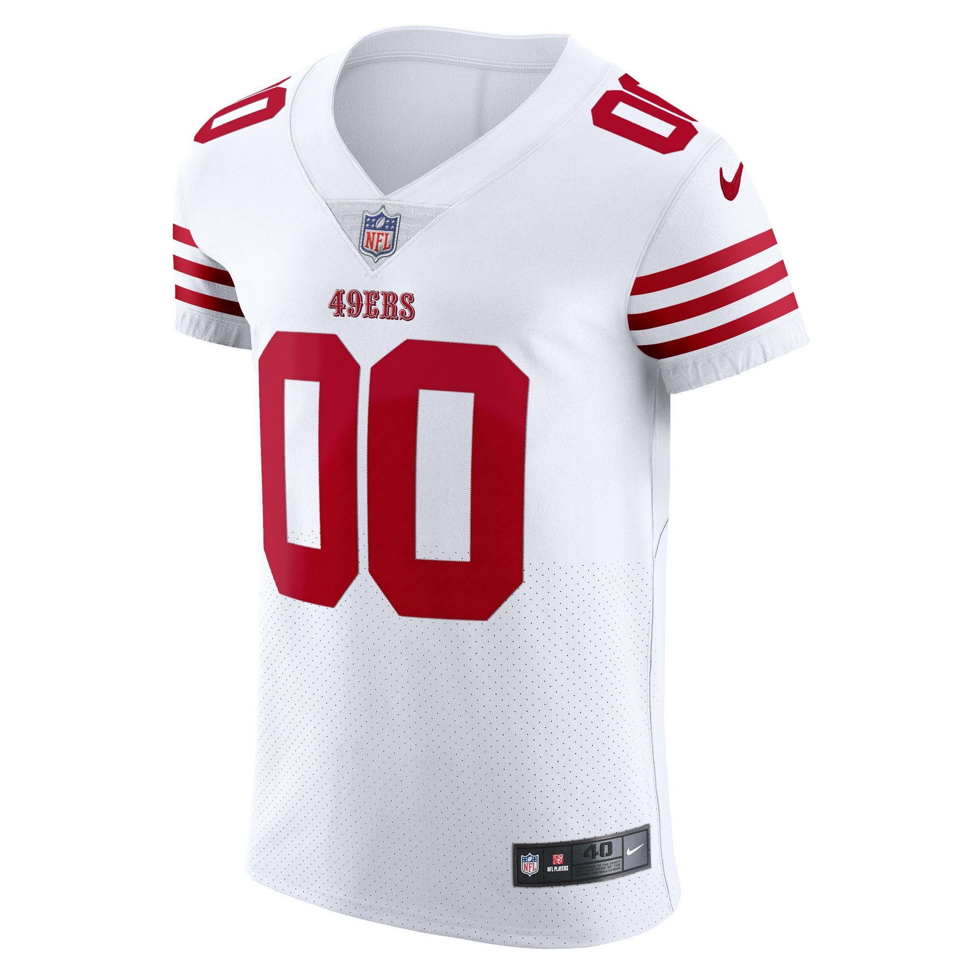 San Francisco 49ersVapor Elite Custom Jersey - White