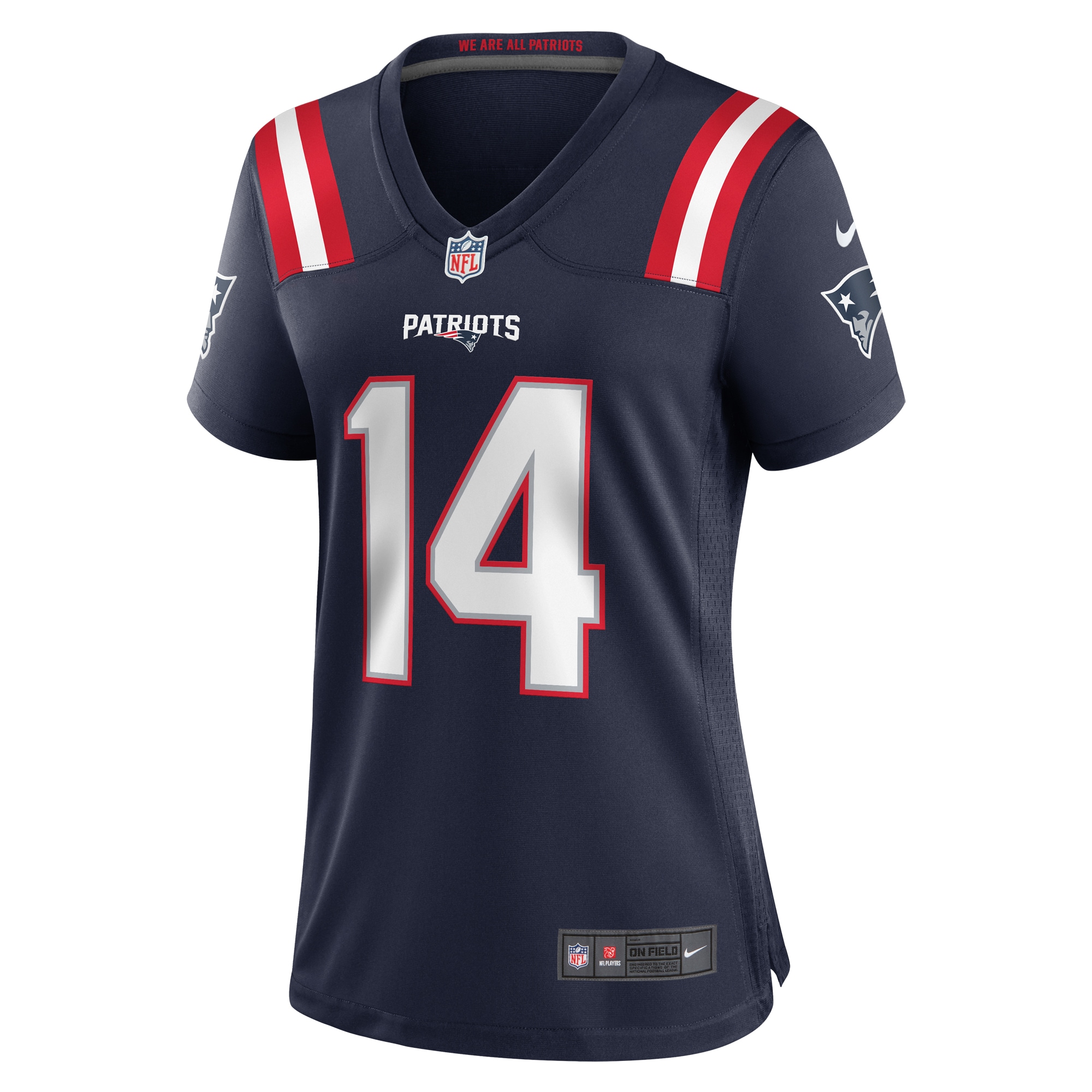 Tristan Vizcaino New England Patriots Women's Home Game Player Jersey - Navy