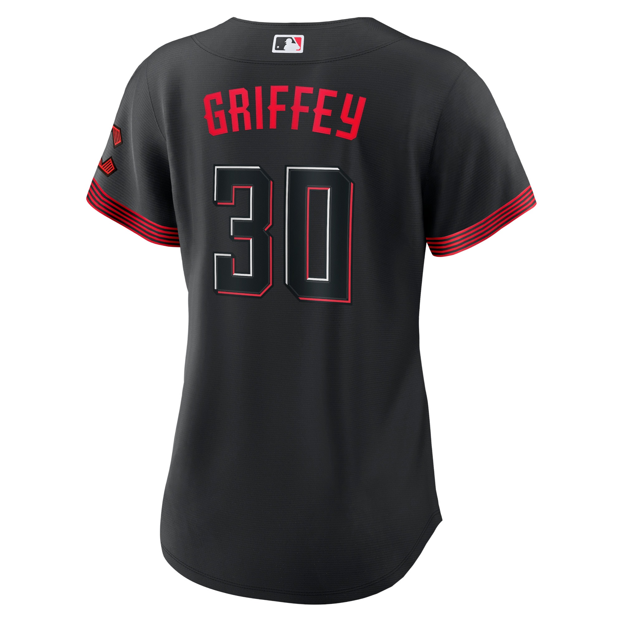 Ken Griffey Jr. Cincinnati Reds Women's 2023 City Connect Replica Player Jersey - Black