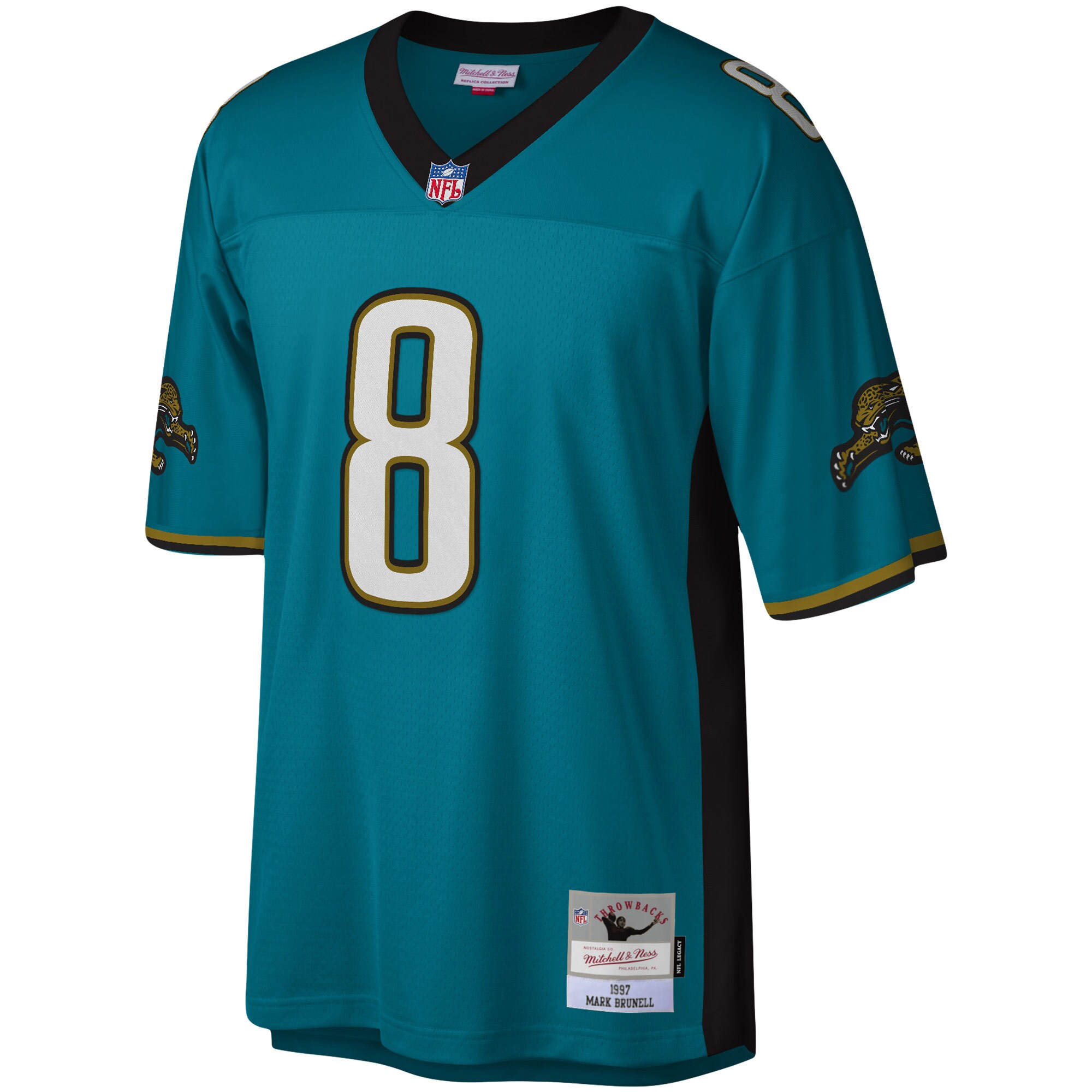 Mark Brunell Jacksonville Jaguars Mitchell & Ness Legacy Replica Jersey - Teal