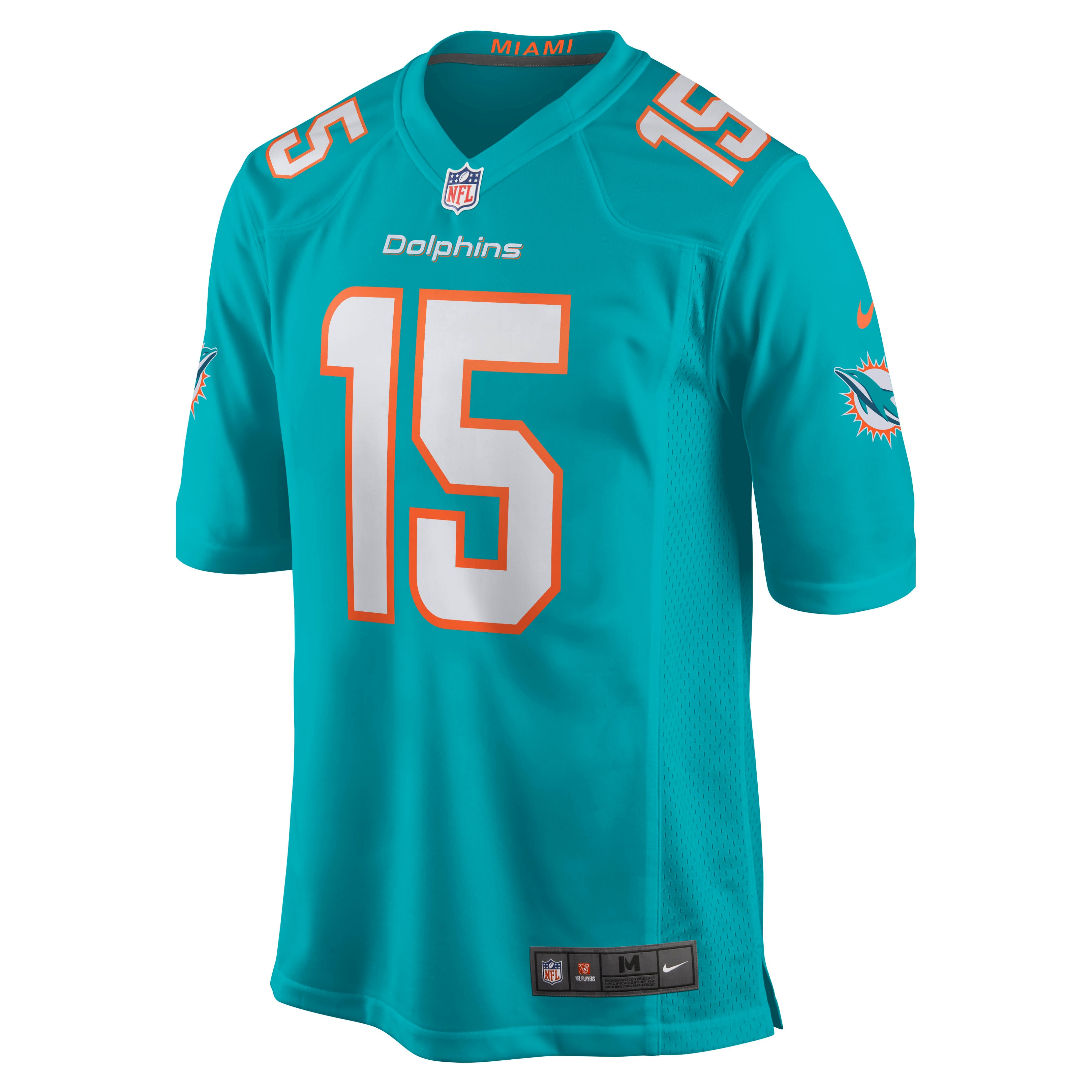 Jaelan Phillips Miami DolphinsGame Player Jersey - Aqua
