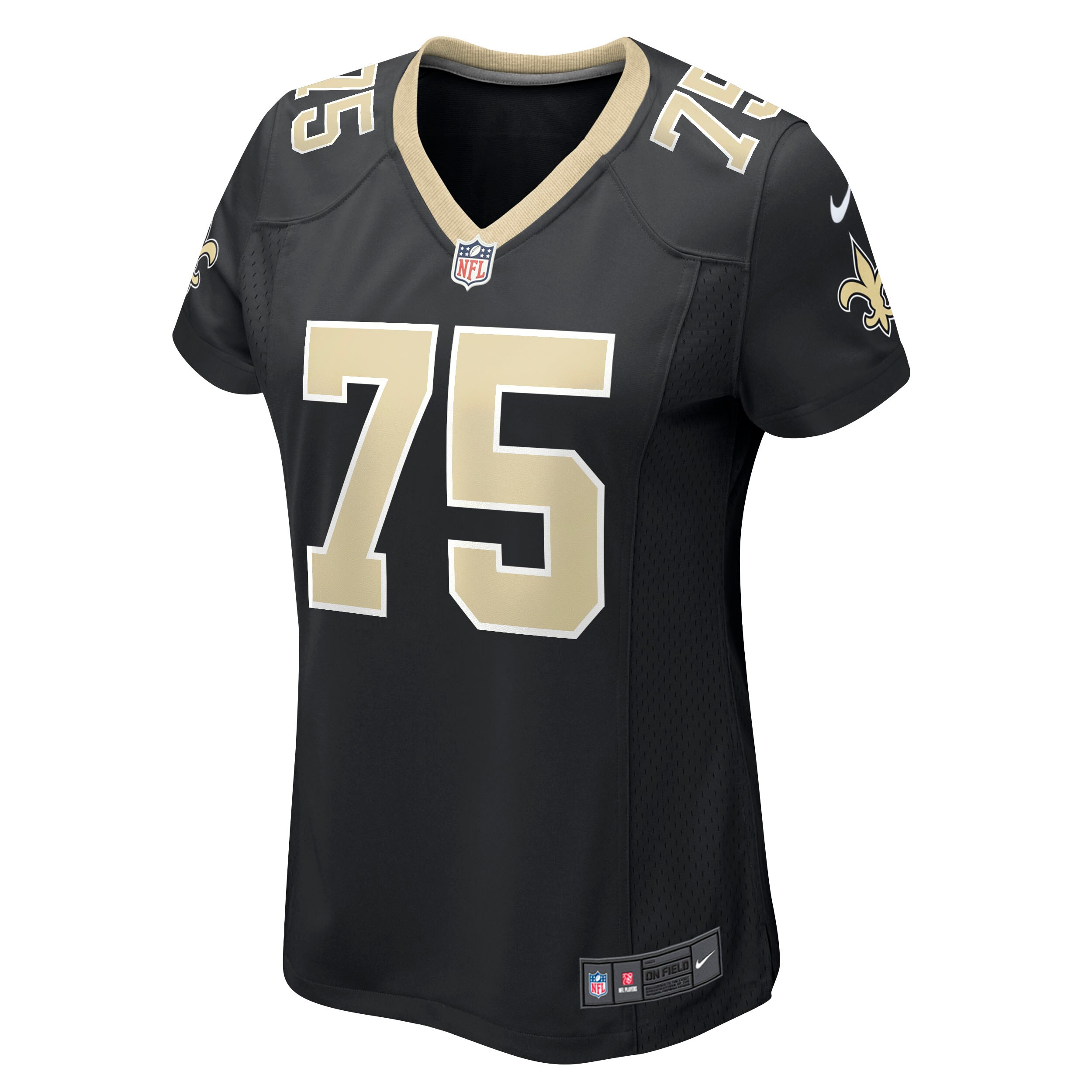 Andrus Peat New Orleans Saints Women's Game Jersey - Black