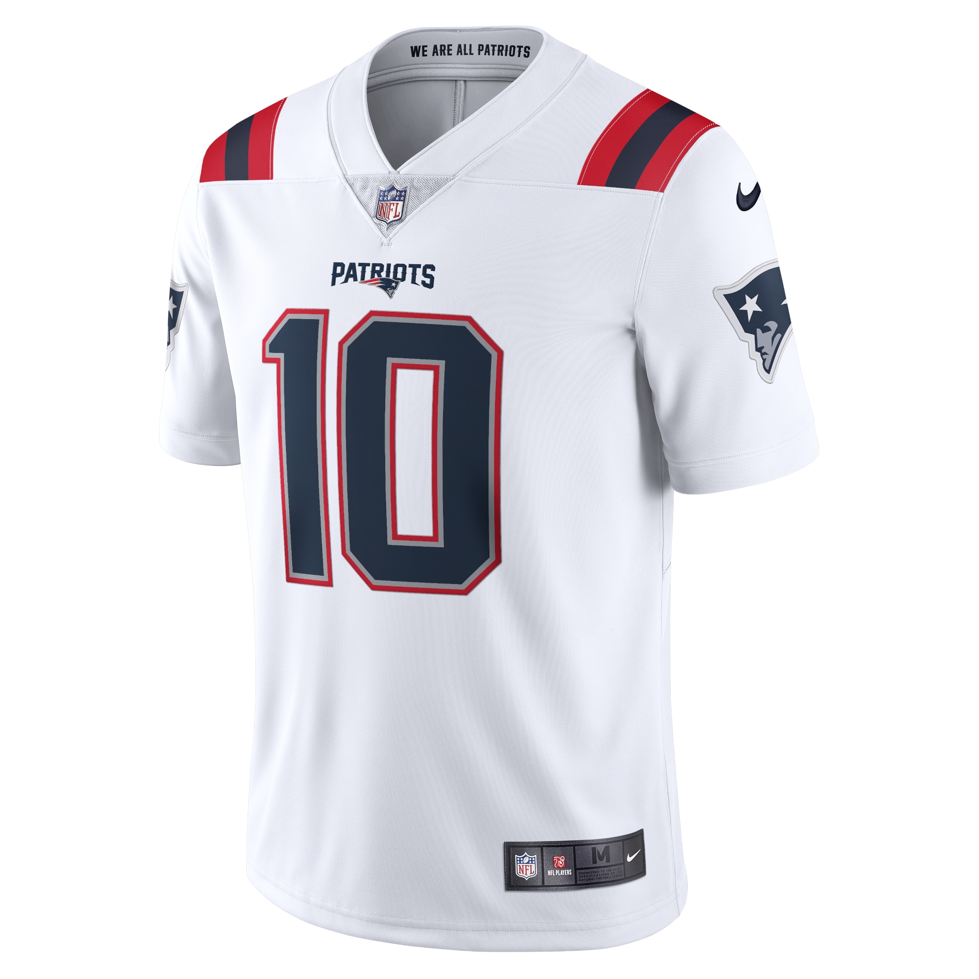 Mac Jones New England PatriotsVapor Limited Jersey - White