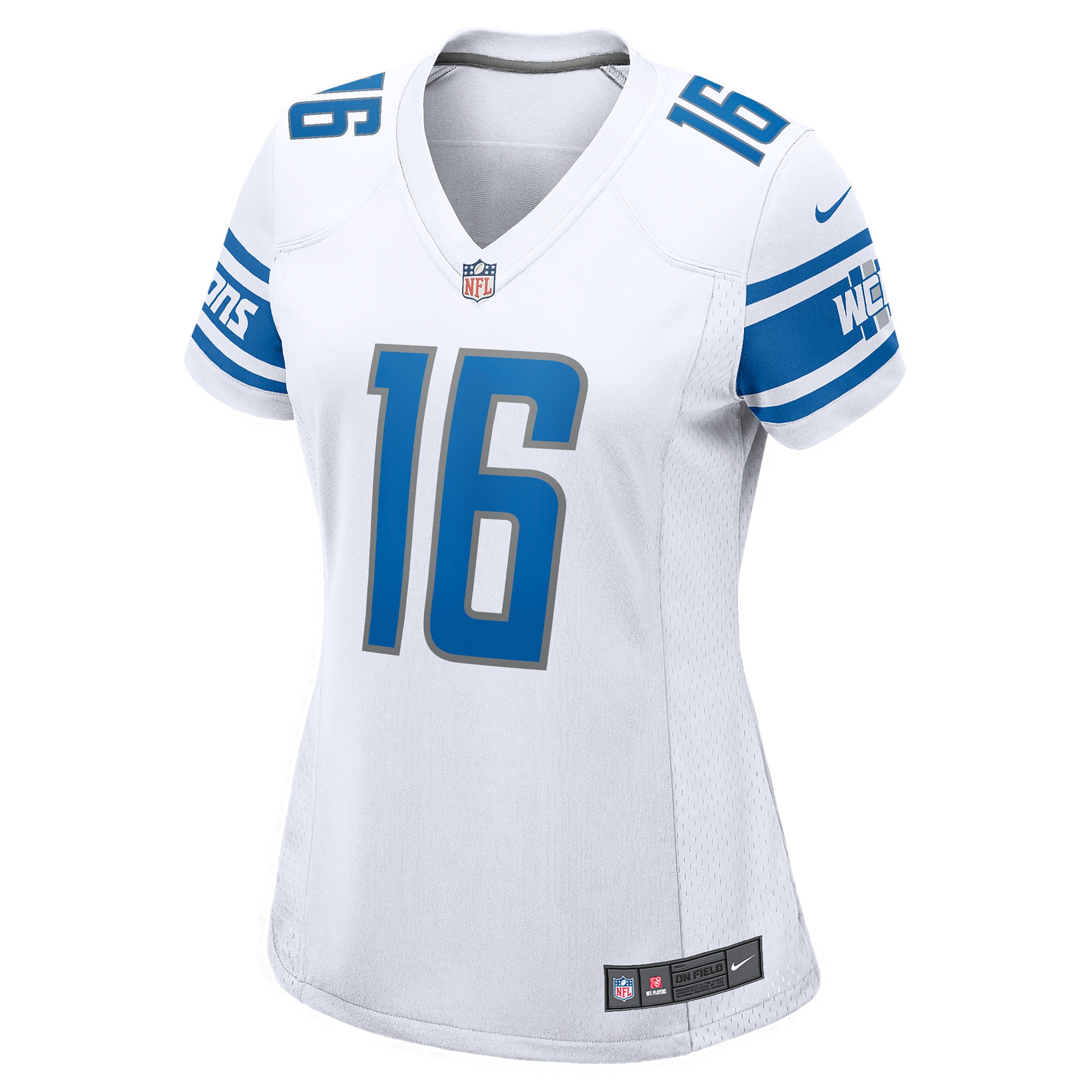 Jared Goff Detroit Lions Women's Game Player Jersey - White