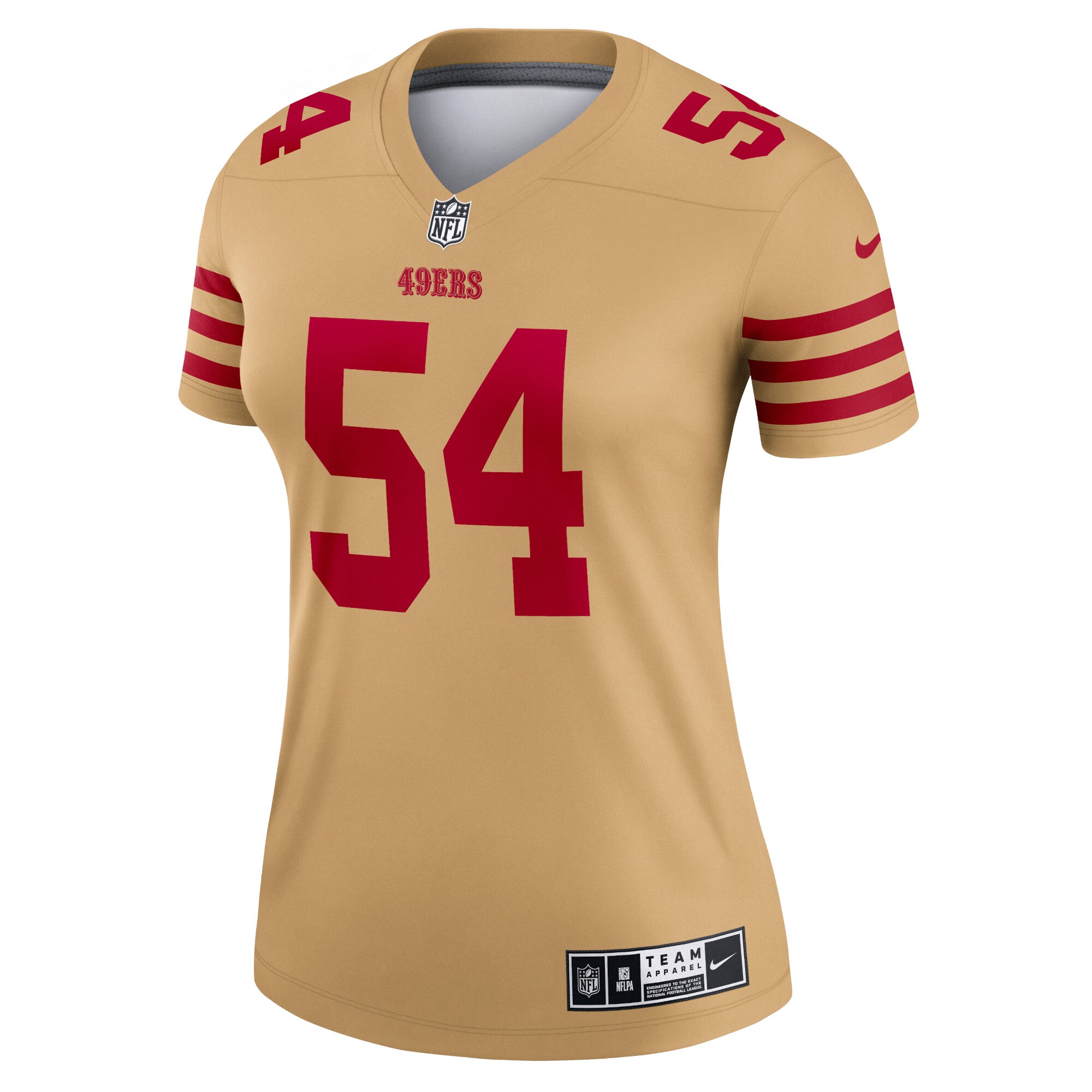 Fred Warner San Francisco 49ers Women's Inverted Legend Jersey - Gold