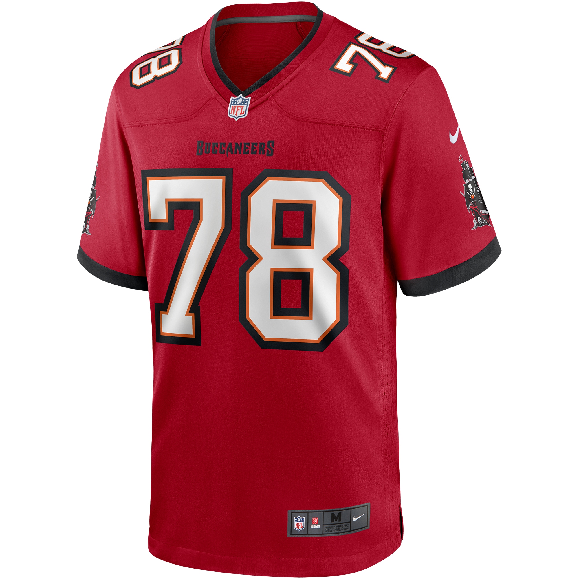 Tristan Wirfs Tampa Bay BuccaneersPlayer Game Jersey - Red