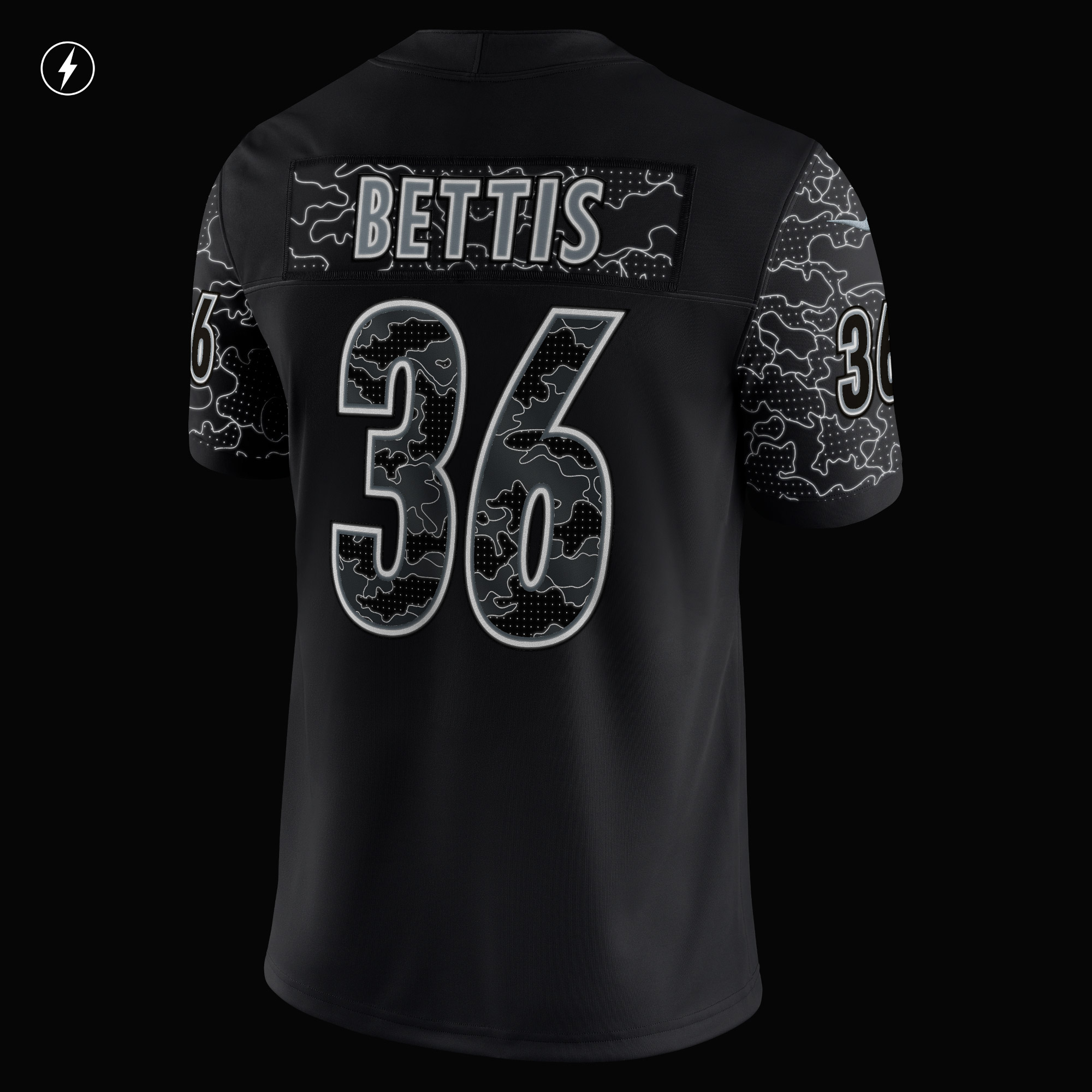 Jerome Bettis Pittsburgh SteelersRetired Player RFLCTV Limited Jersey - Black