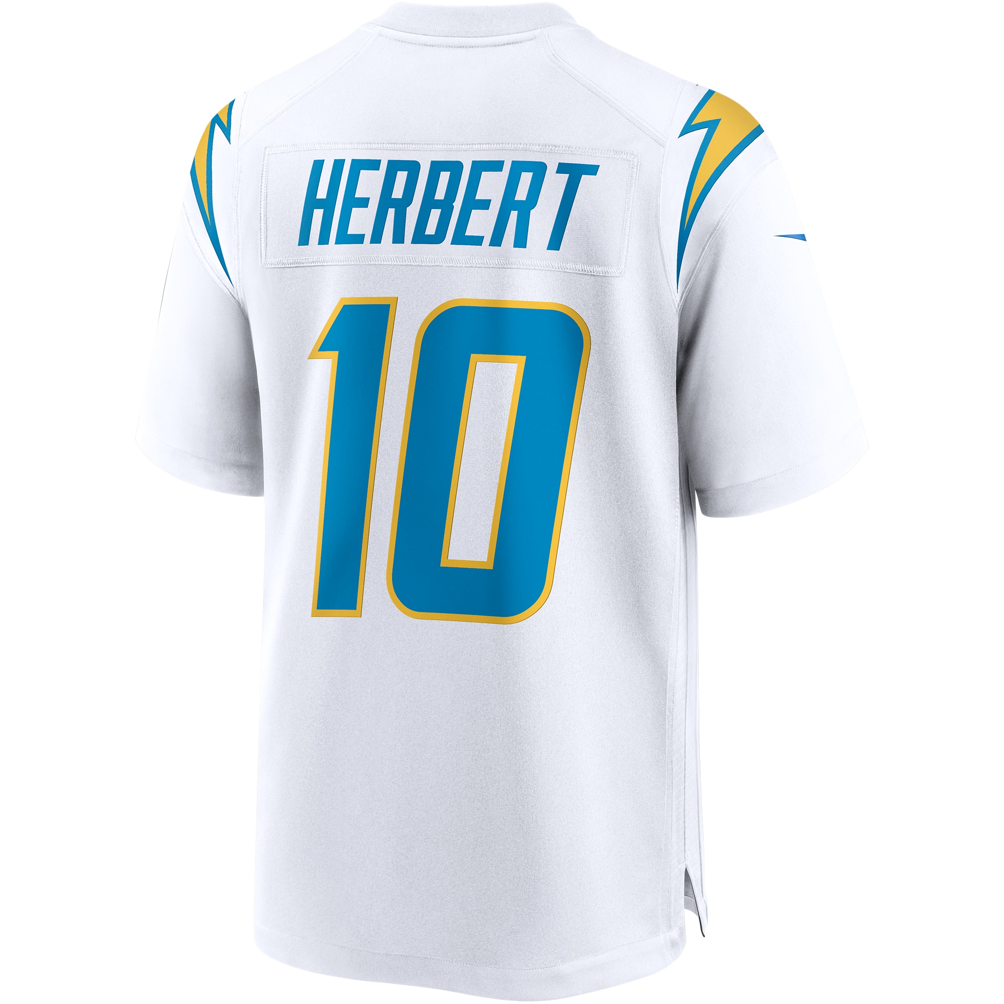 Justin Herbert Los Angeles ChargersGame Jersey - White