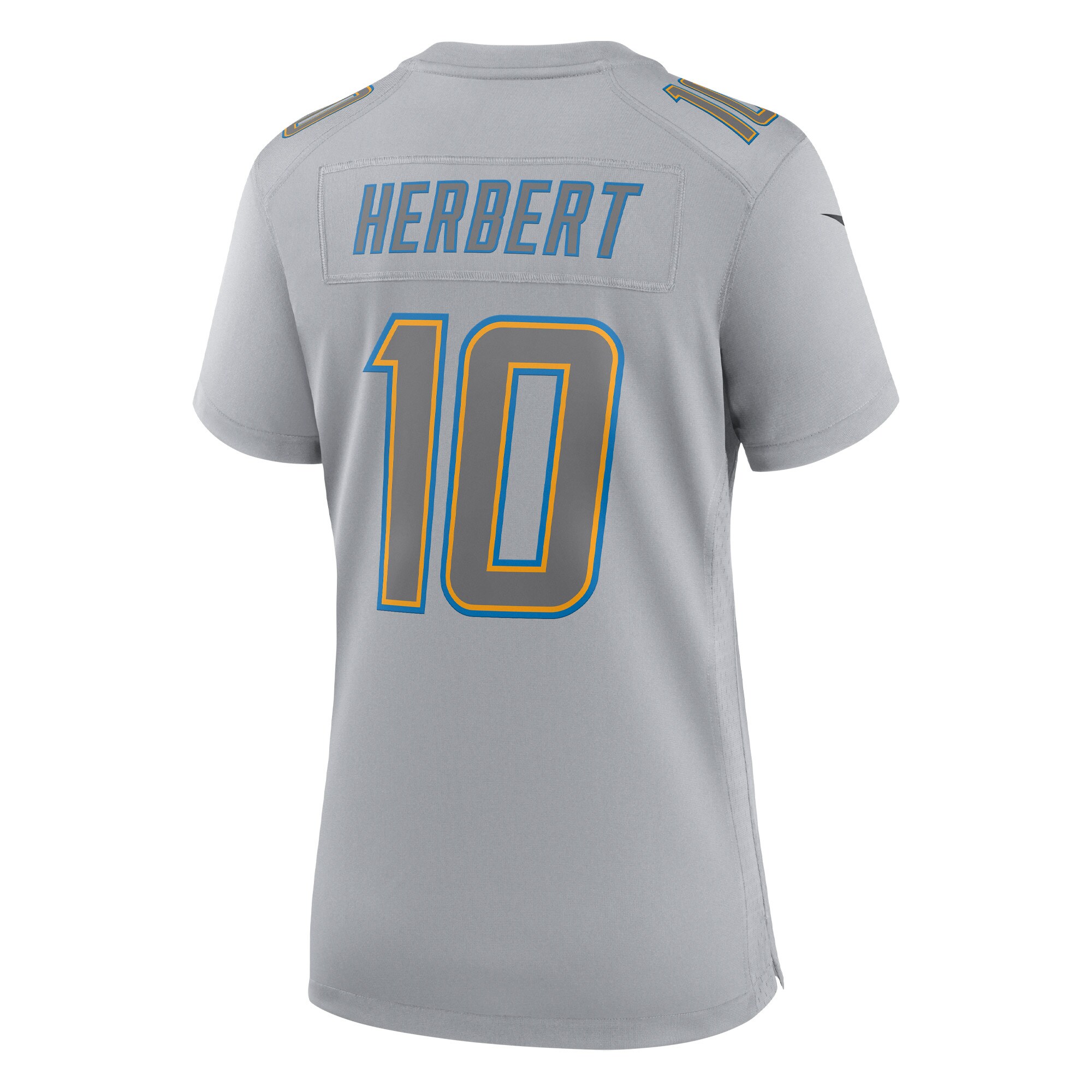 Justin Herbert Los Angeles Chargers Women's Atmosphere Fashion Game Jersey - Gray