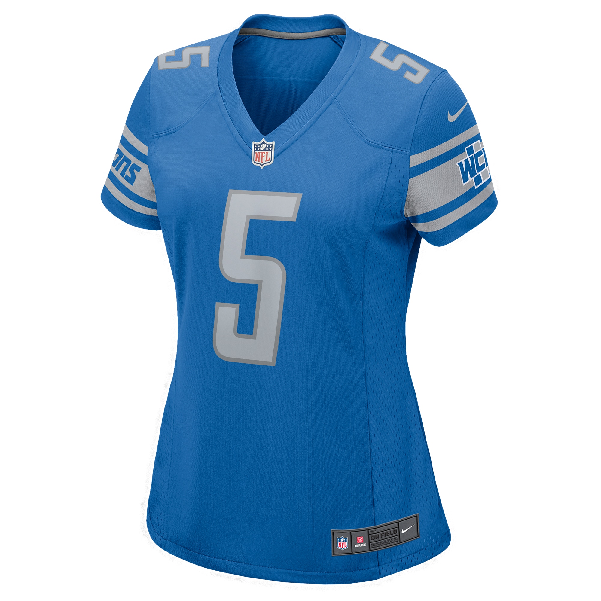 David Montgomery Detroit Lions Women's Game Player Jersey - Blue