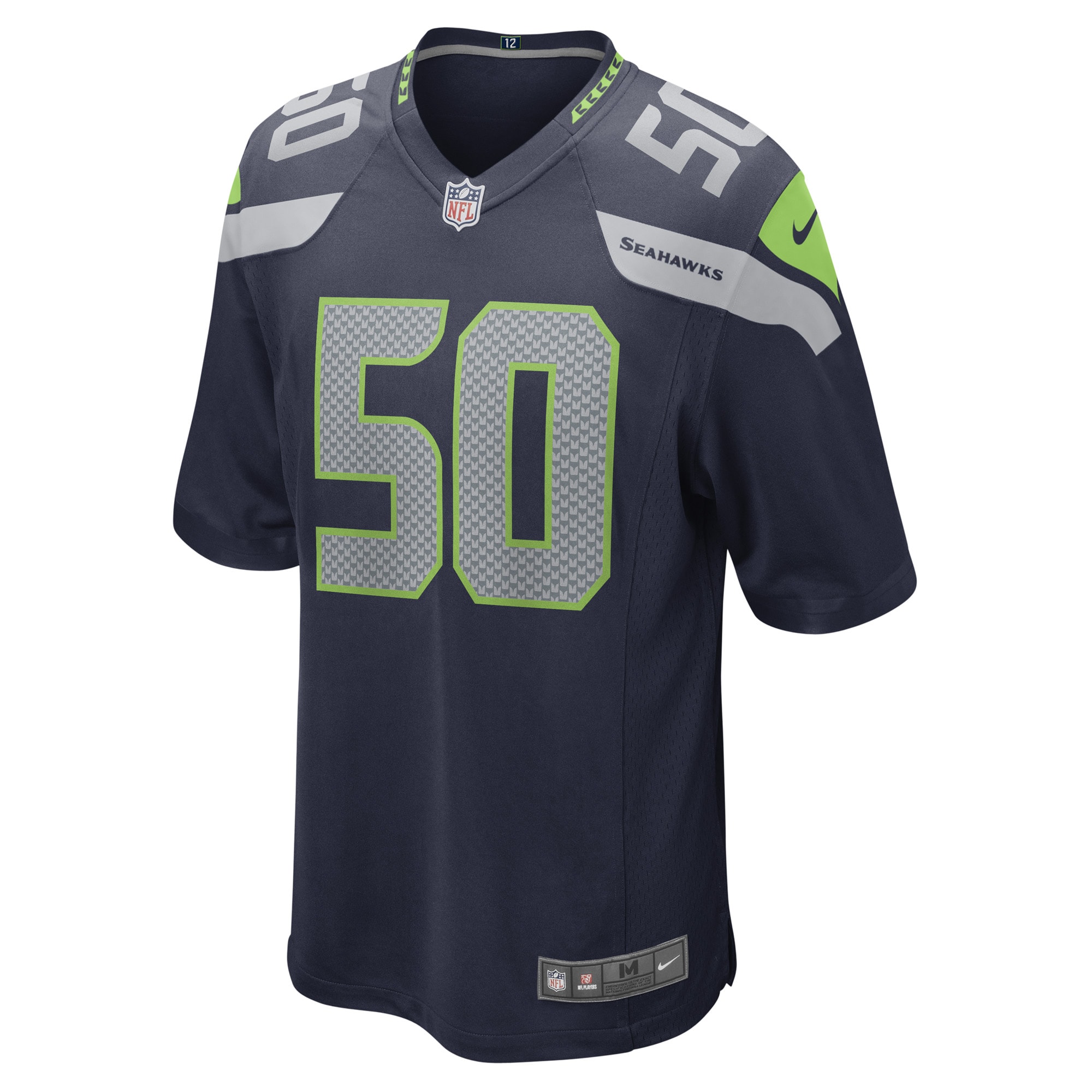 Vi Jones Seattle SeahawksGame Player Jersey - College Navy