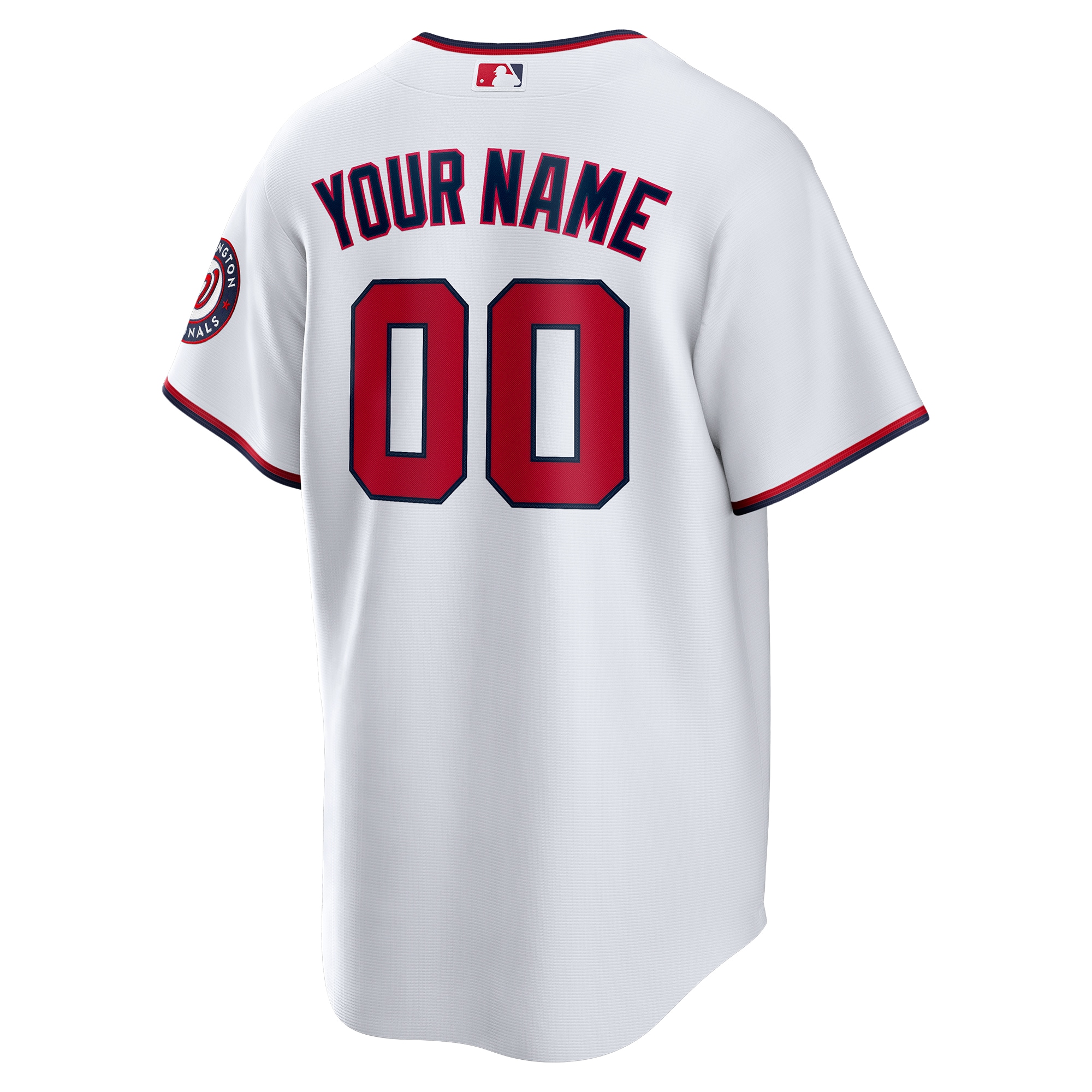 Washington NationalsReplica Custom Jersey - White
