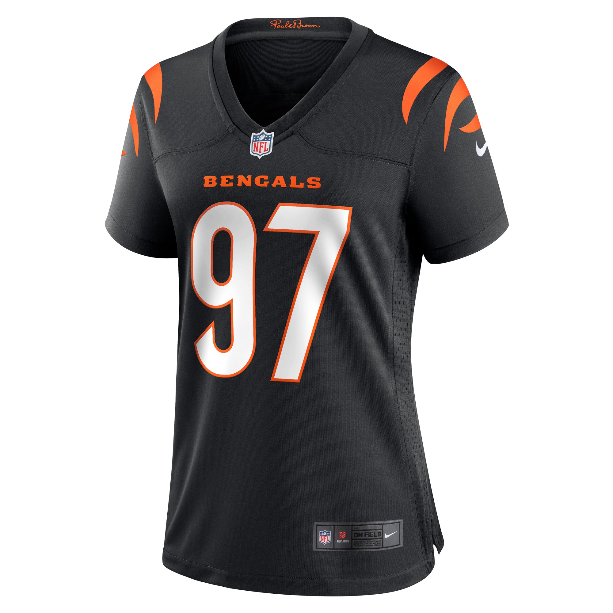 Jay Tufele Cincinnati Bengals Women's Game Player Jersey - Black