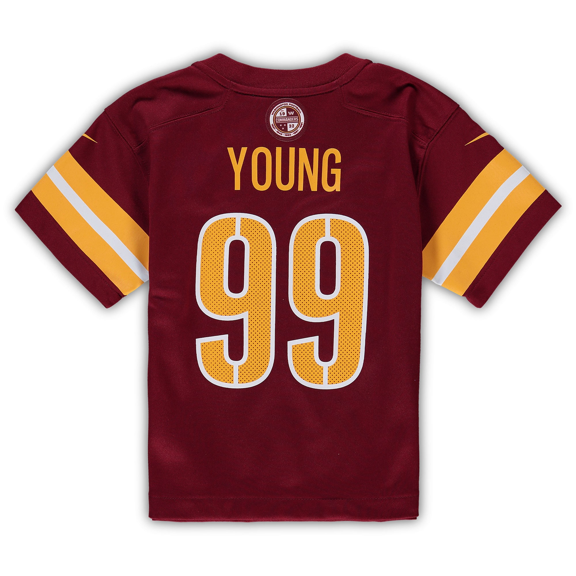 Chase Young Washington CommandersPreschool Game Jersey - Burgundy