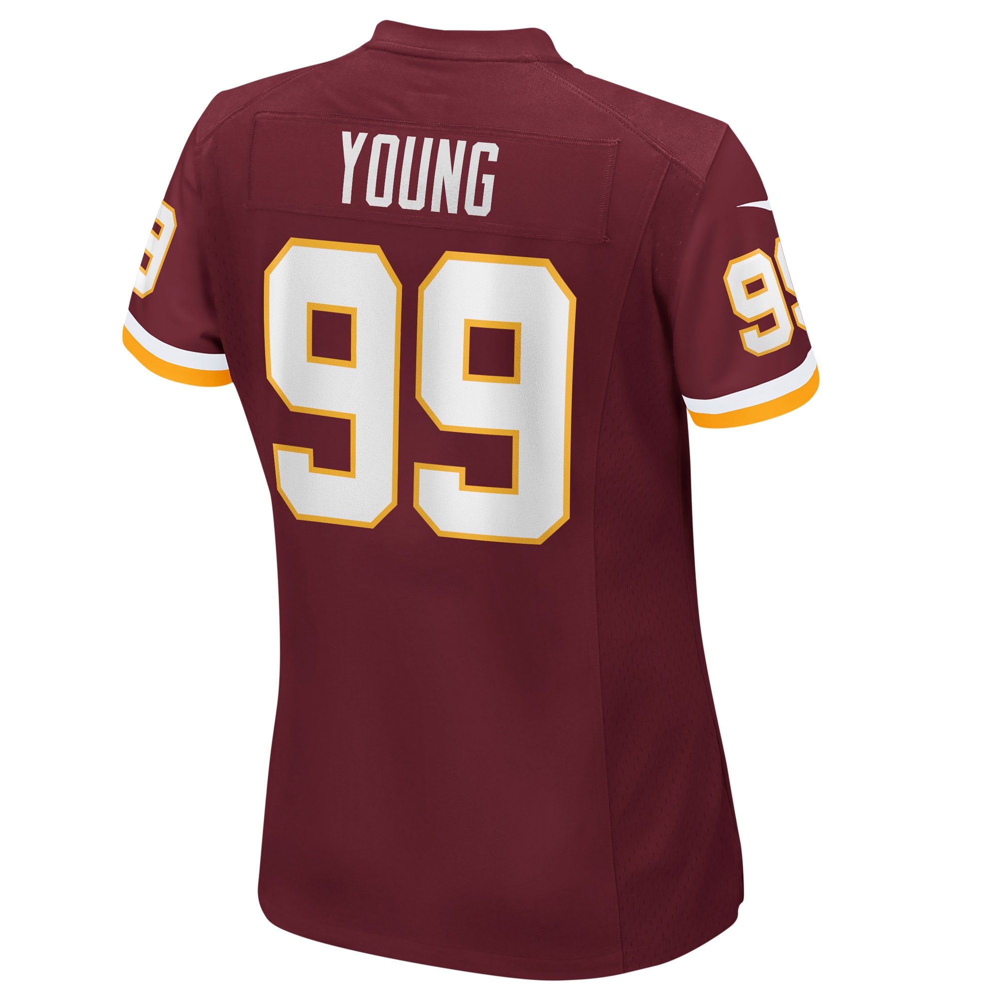 Chase Young Washington Football Team Women's Game Jersey - Burgundy