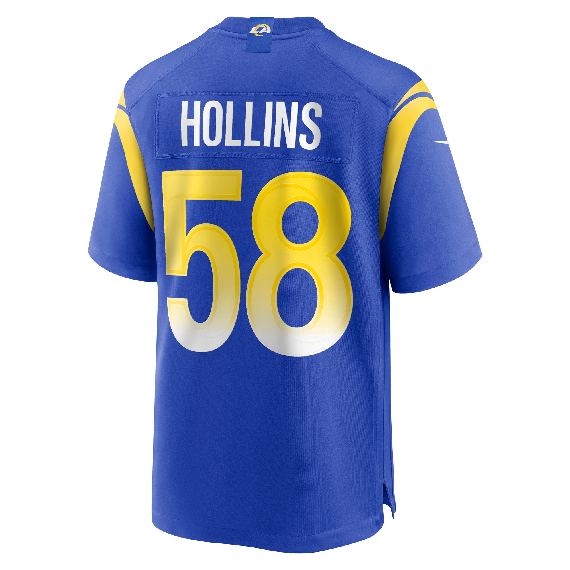 Justin Hollins Los Angeles RamsGame Jersey - Royal