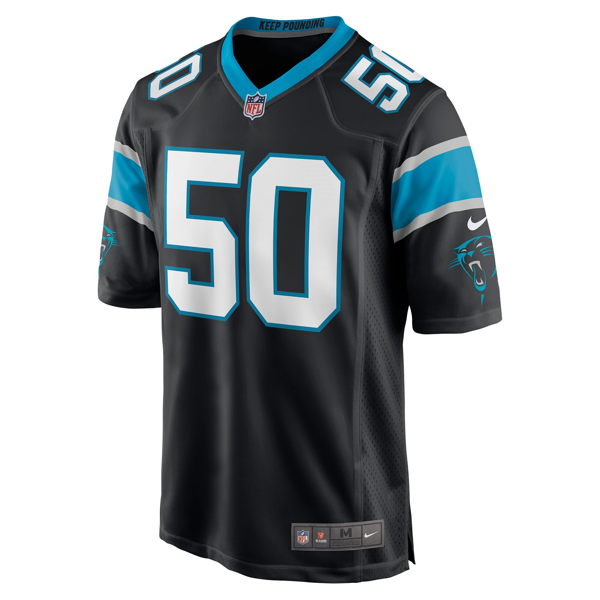Julian Stanford Carolina PanthersGame Player Jersey - Black
