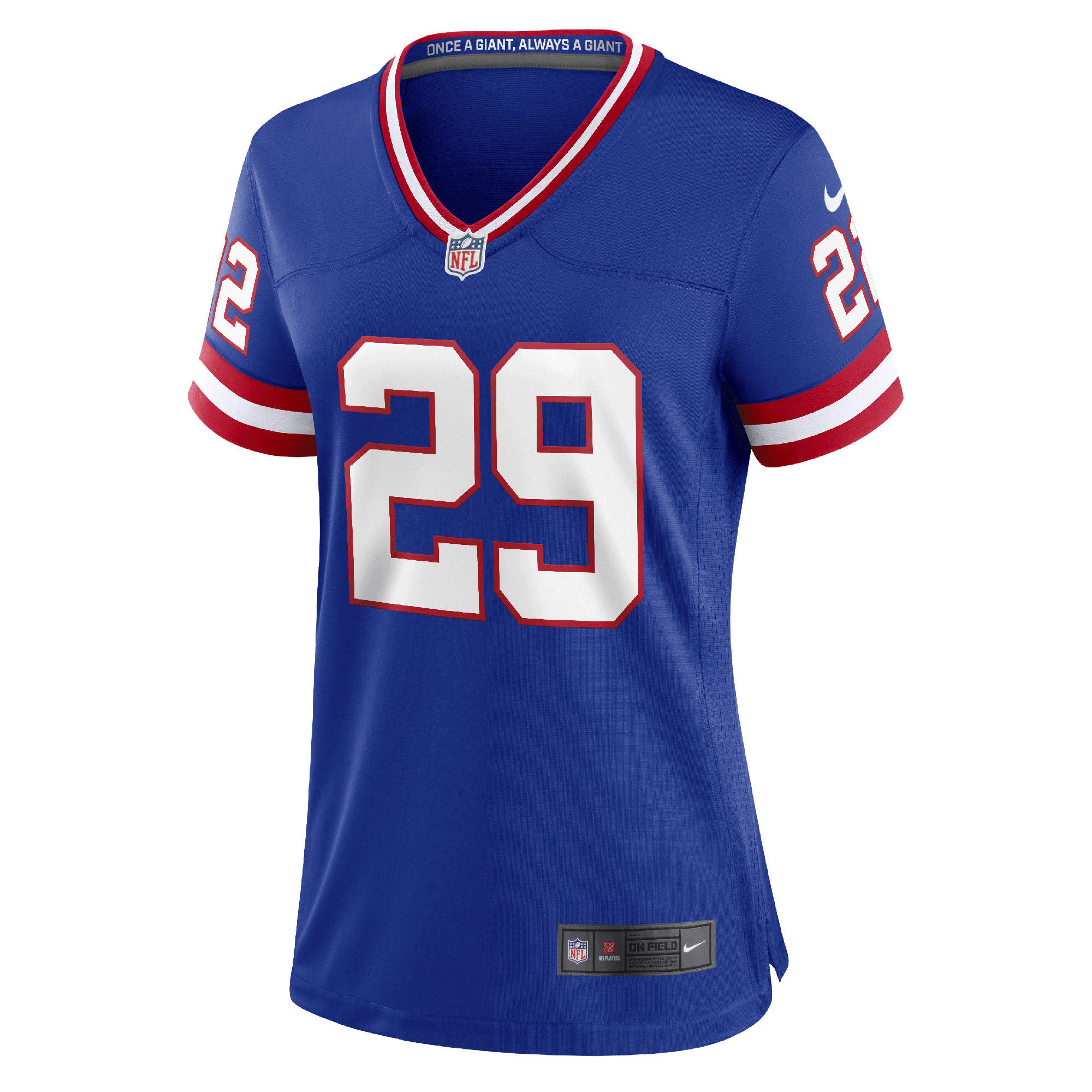 Xavier McKinney New York Giants Women's Classic Player Game Jersey - Royal